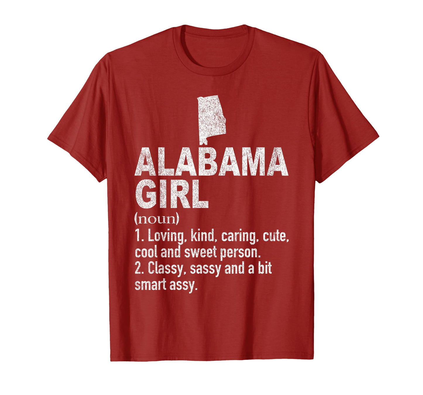 Alabama Girl Definition Funny Hometown Home Alabama Roots T-Shirt