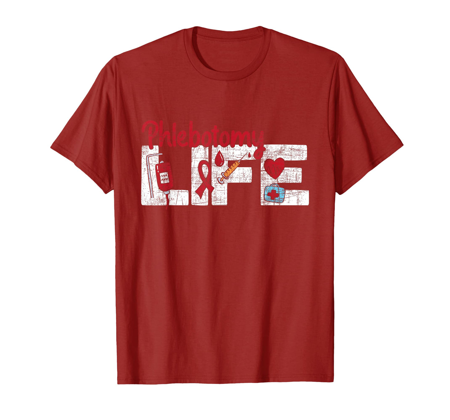 Phlebotomy Life - Phlebotomist Medical Healthcare Worker T-Shirt