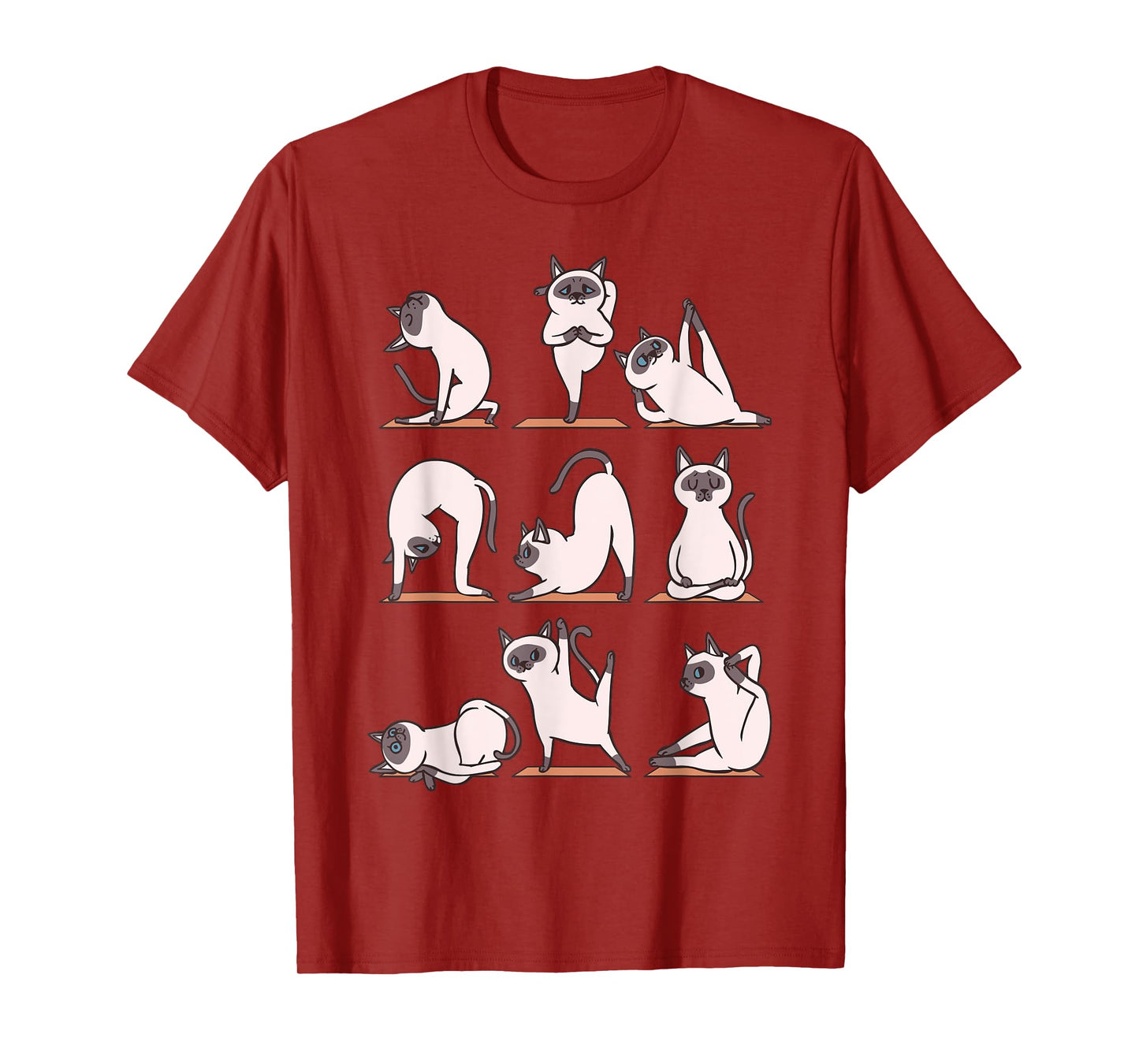 Siamese Cat Yoga T-Shirt
