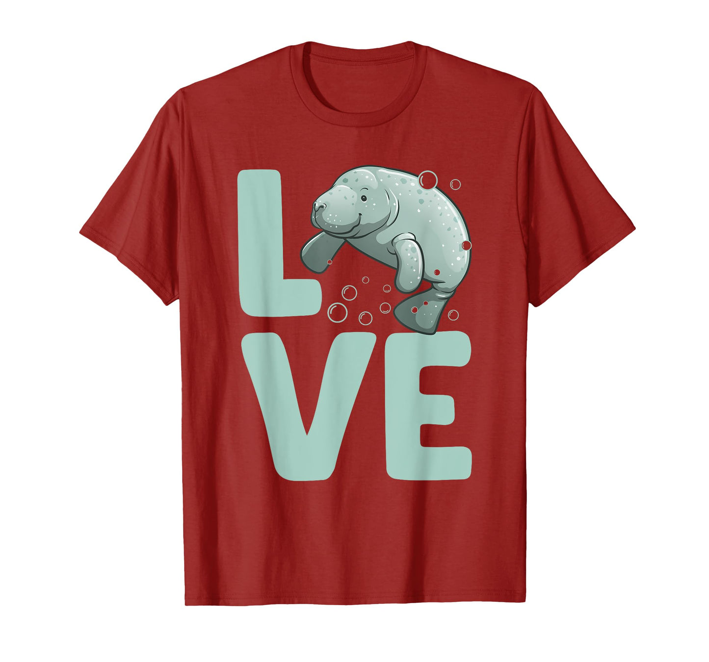 Funny Manatee Design For Men Women Kids Dugong Manatee Lover T-Shirt