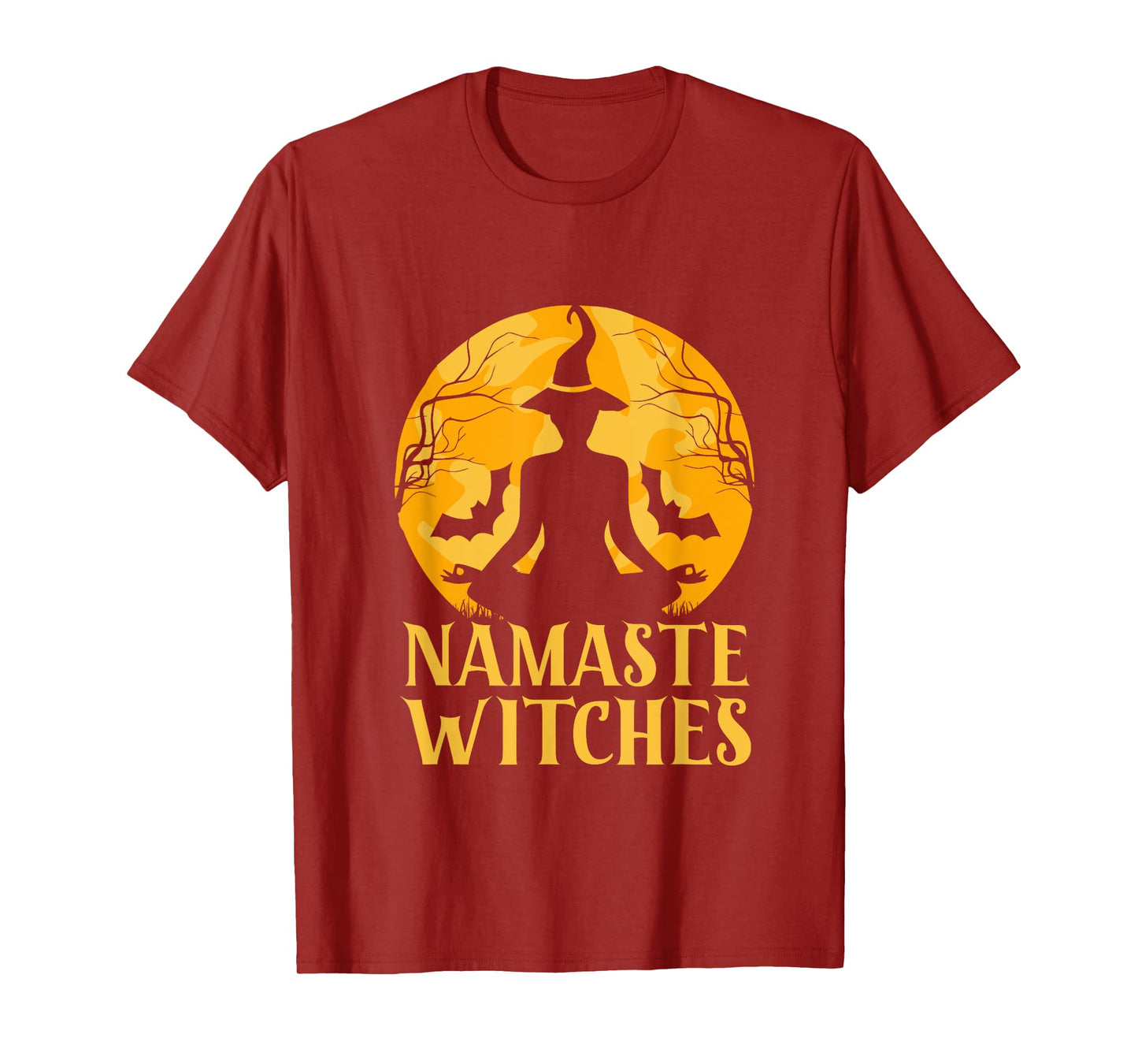 Namaste Witches Halloween Yoga Lover T-Shirt