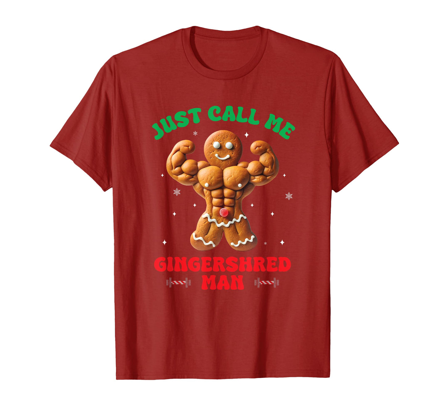 Just Call Me the Gingershred Man Workout Funny Gifts Men T-Shirt