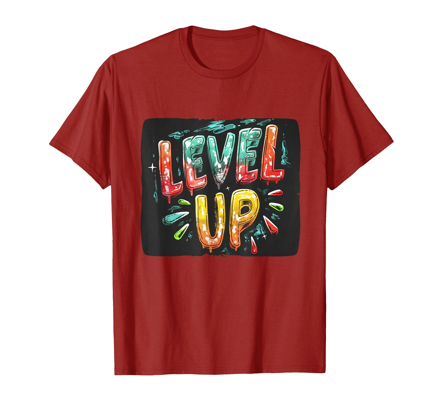 Cool colorful level up costume T-Shirt