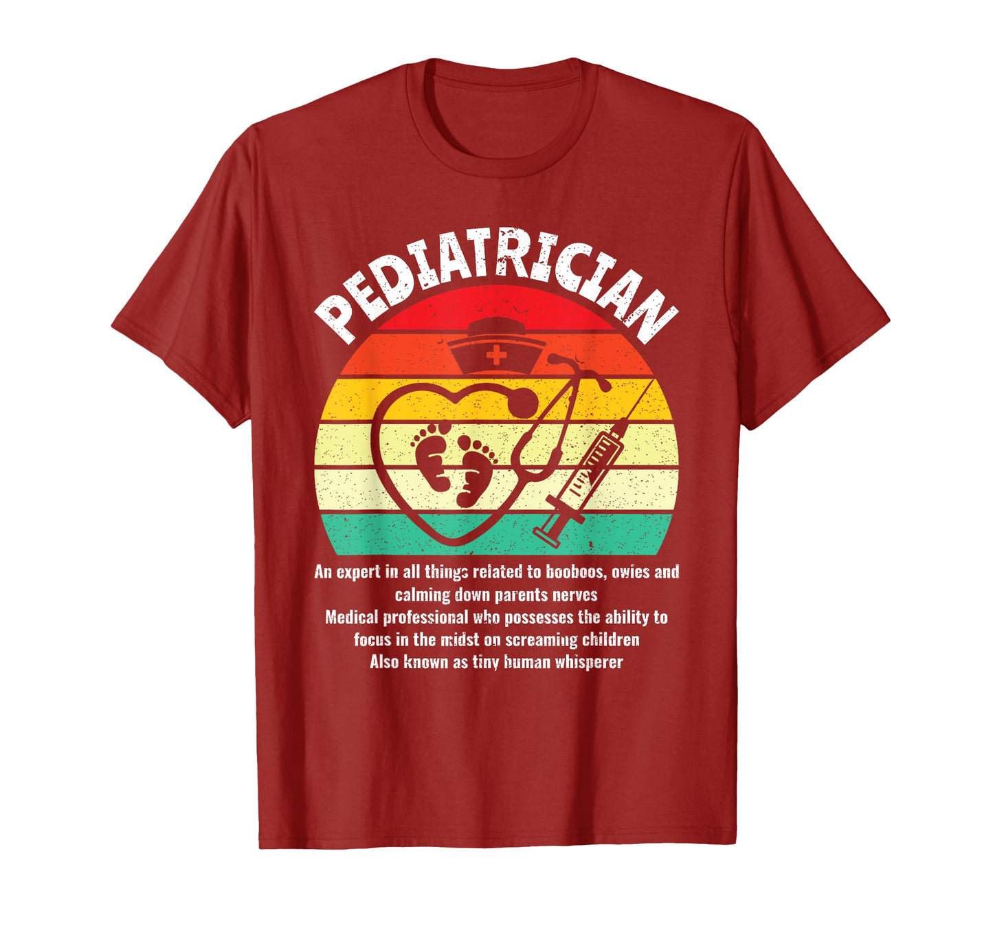 Funny Paediatrician Definition Pediatrician Nurse T-Shirt