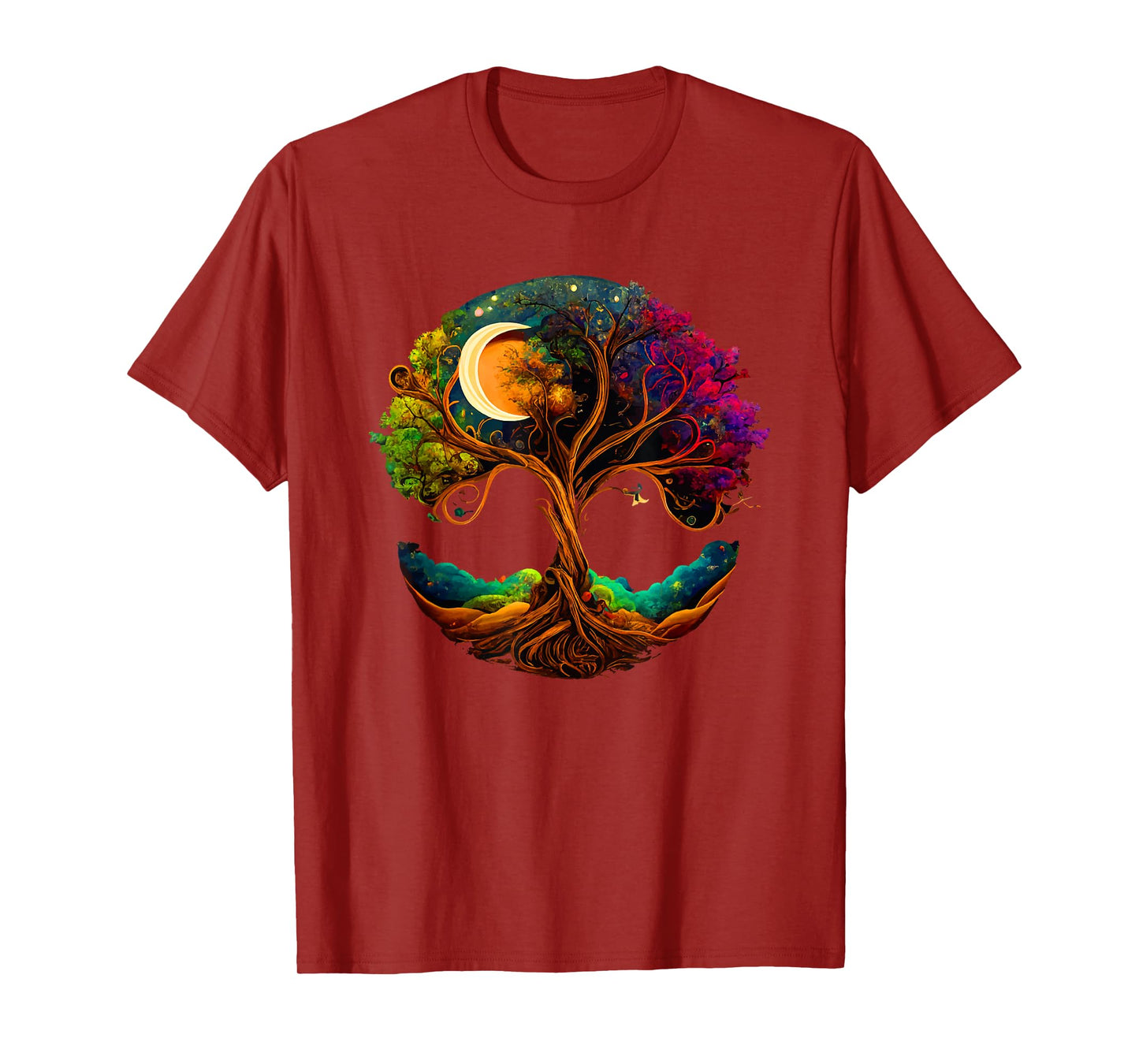Moon Phases Tree of Life T-Shirt