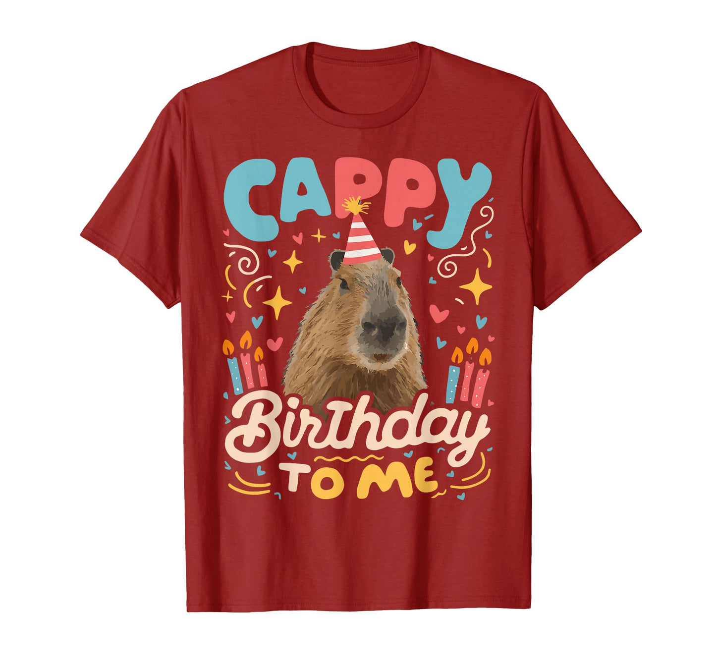 Cappy Birthday To Me Capy Birthday T-Shirt