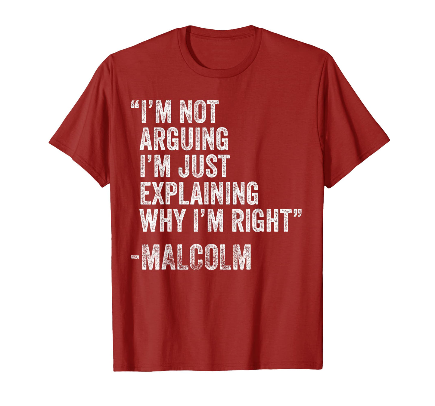 Personalized Name Fathers Day outfit For Men Malcolm Quote Funny Birthday Custom Name Idea Engineer Retro T-Shirt Black Small