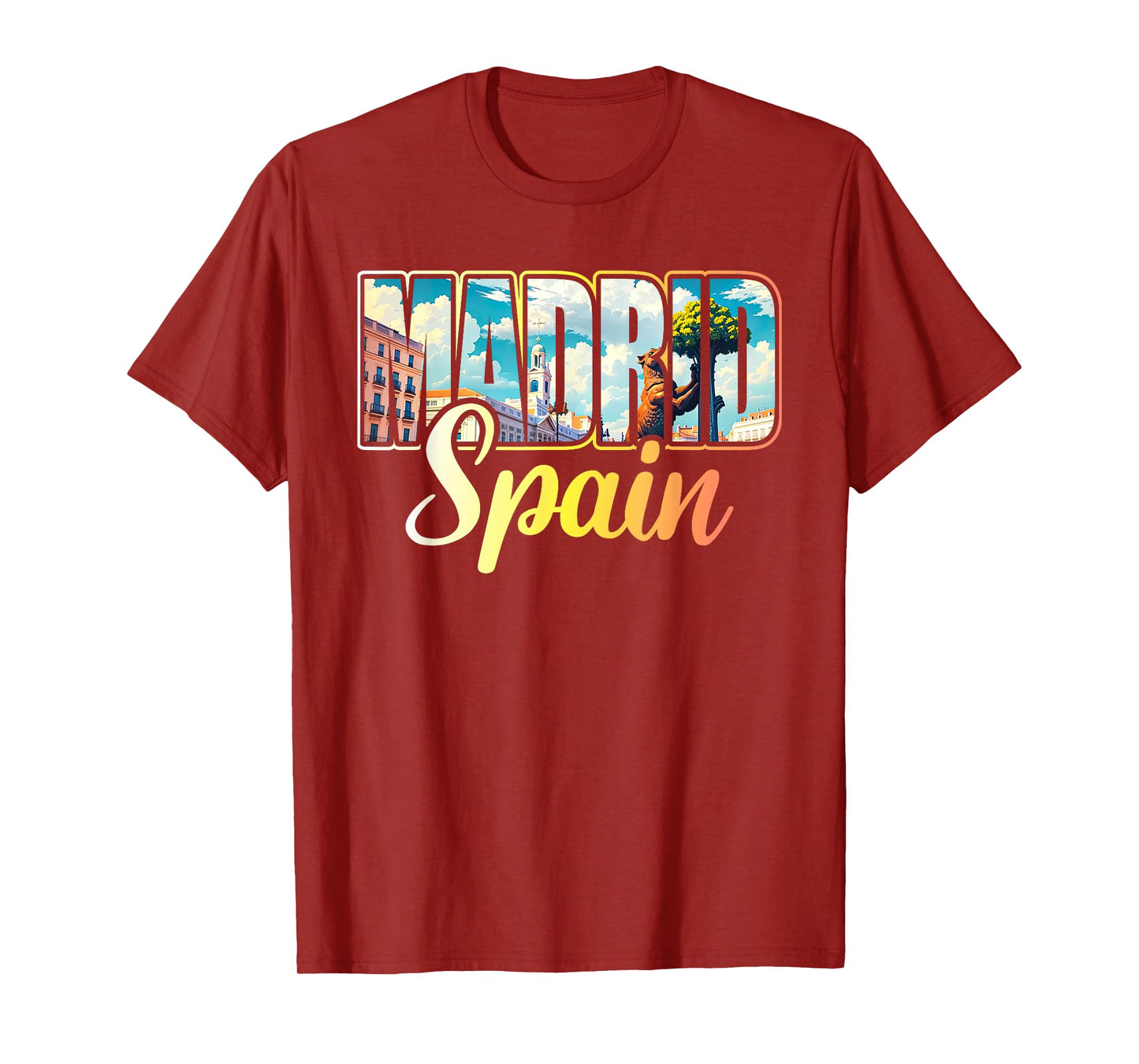 Madrid Spain Espana Town Spain City Madrid T-Shirt