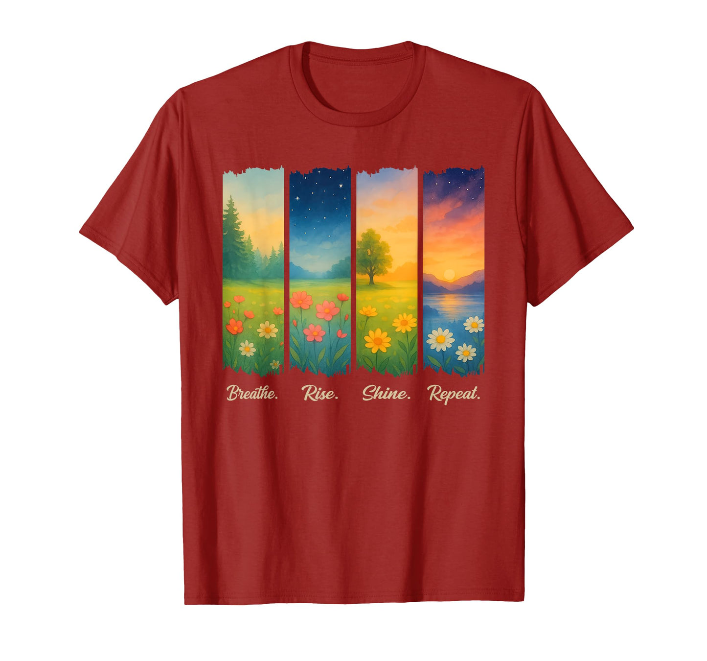 Breathe Rise Shine Repeat T-Shirt