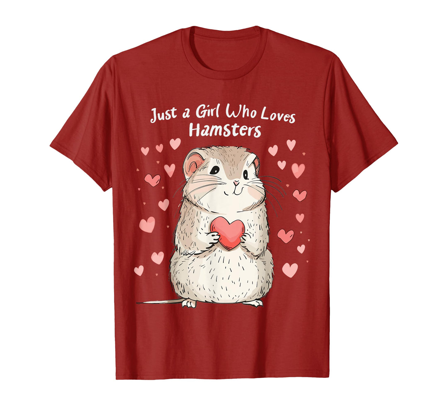 Cute Hamster Lovers Gift This Girl Loves Her Hamster T-Shirt