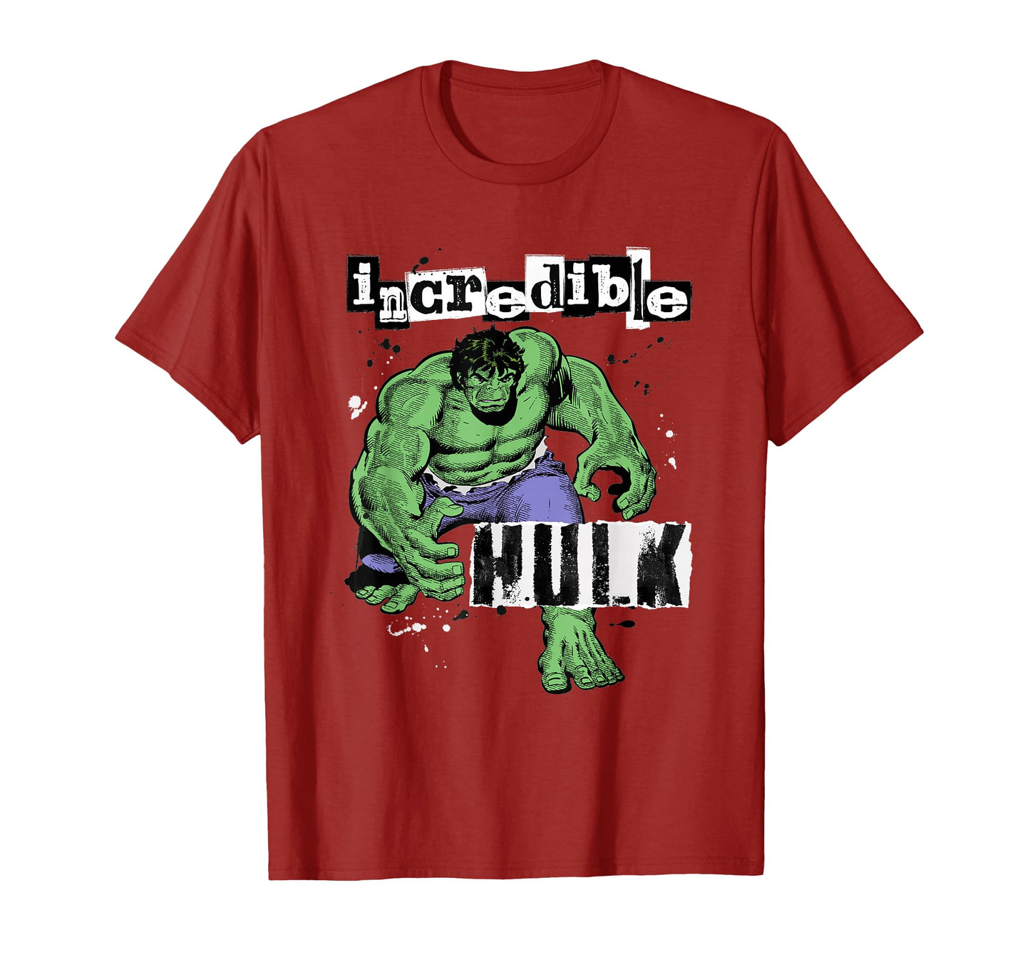 Marvel Super Heroes Incredible Hulk Retro Vintage Comic T-Shirt