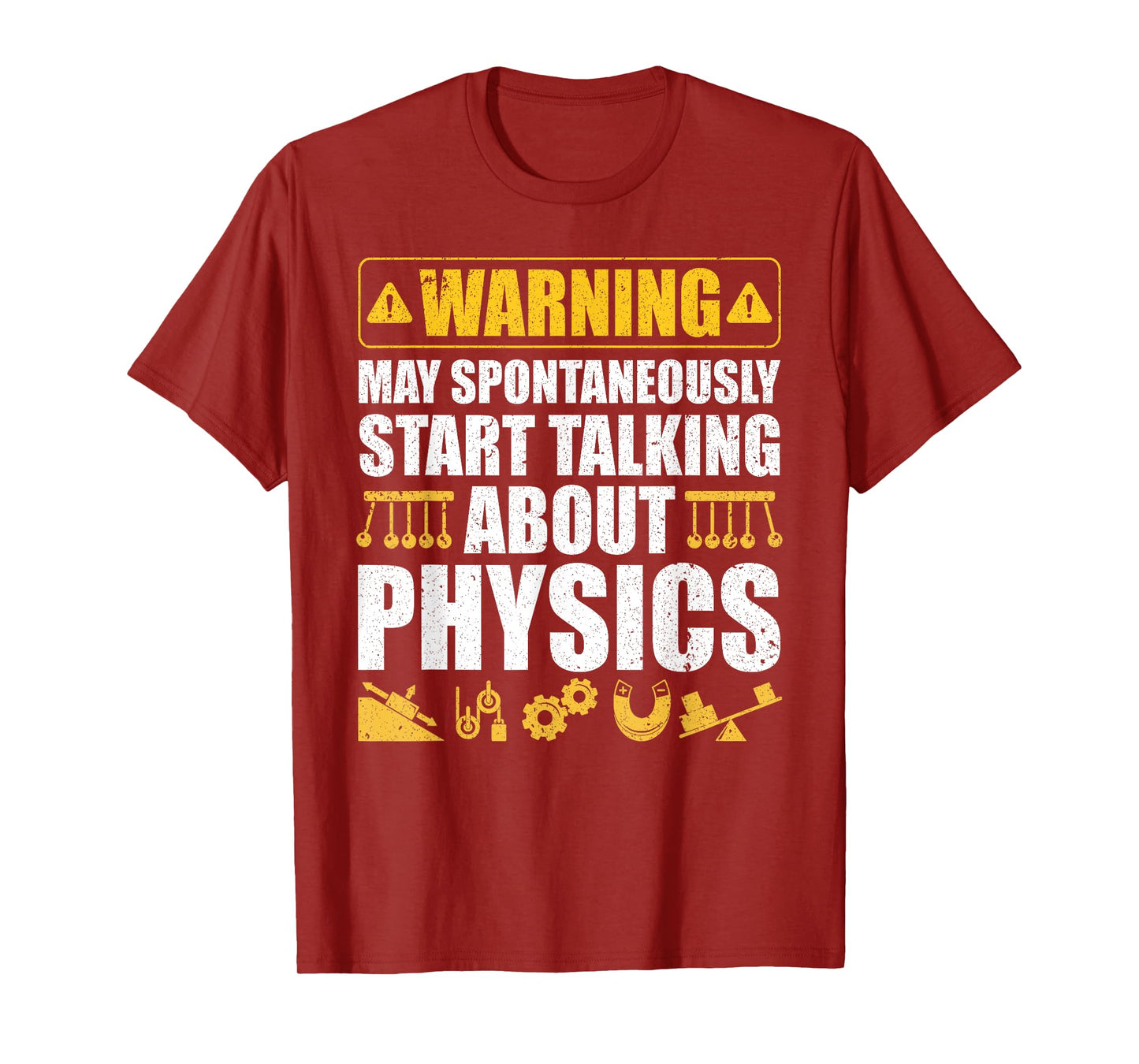 Cute Physics Art For Men Women Physics Teacher Geeky Science T-Shirt