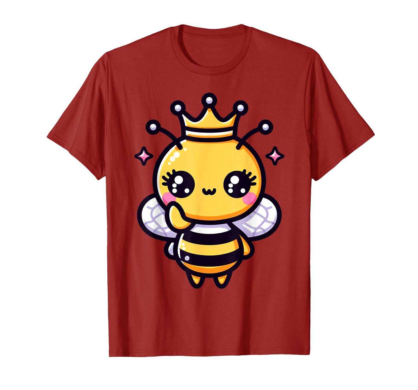 Queen Bee Crown Women Men Girls Honey Hive Bee Keeper Bee T-Shirt