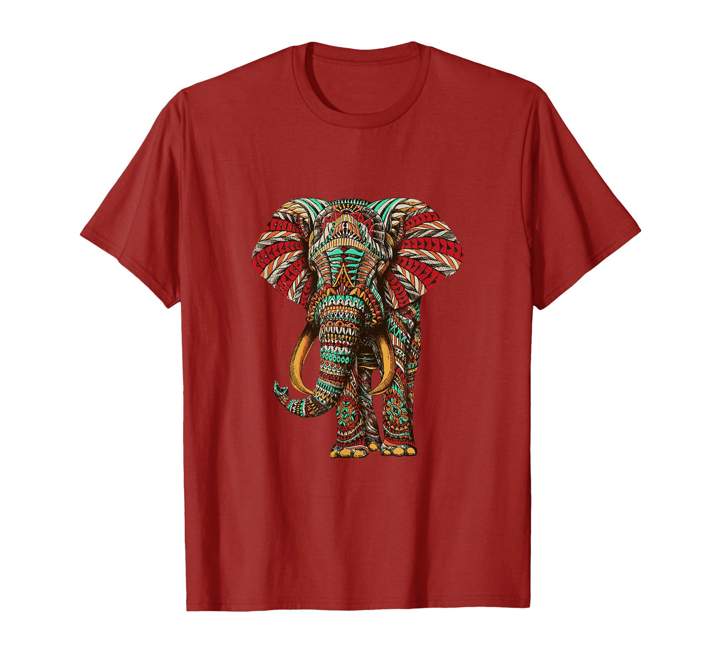 Henna Stylish Artistic Save The Elephants | Wildlife T-Shirt