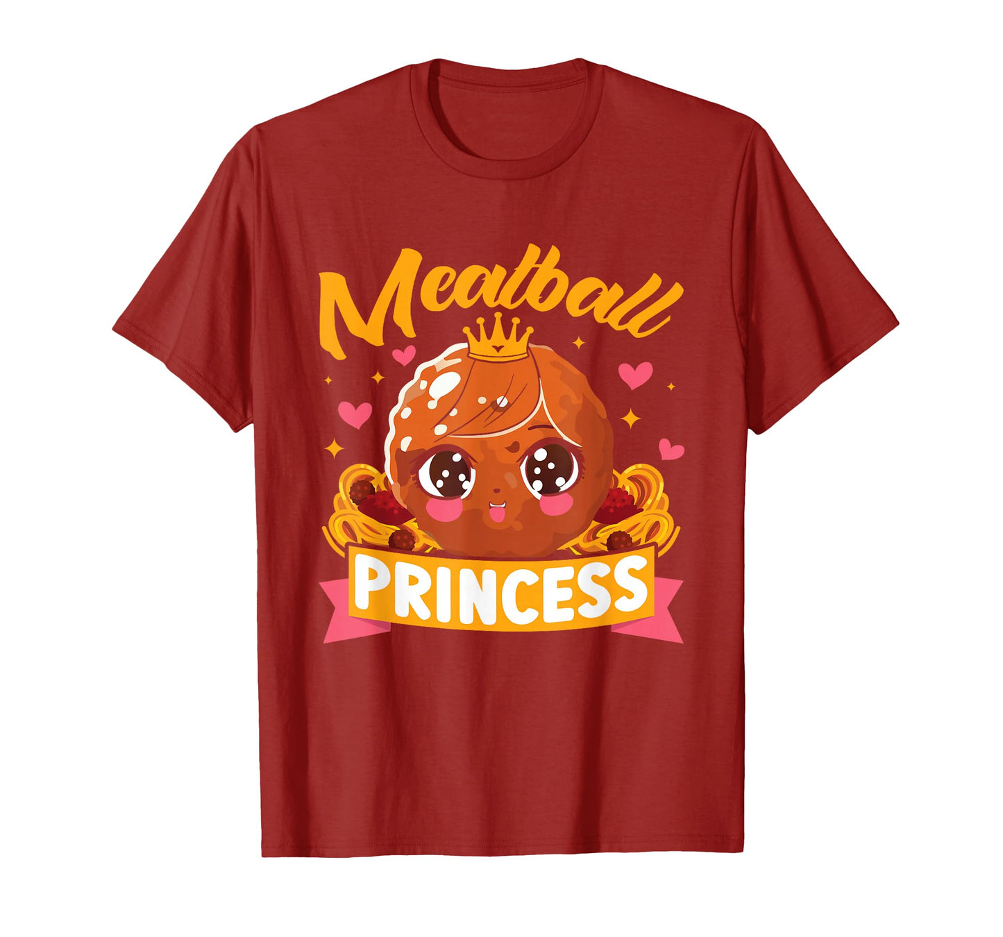 Kids Meatball Princess Funny T-Shirt