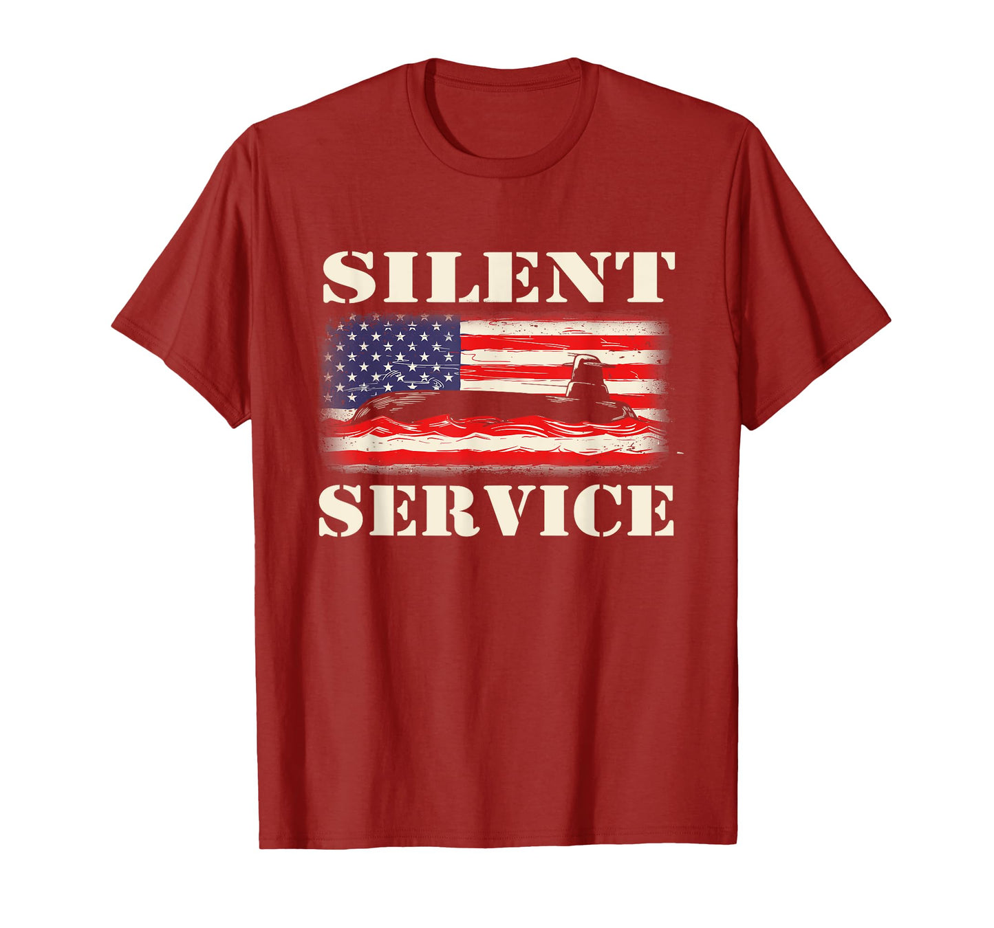 Silent Service - Submarine US Veteran Submariner T-Shirt