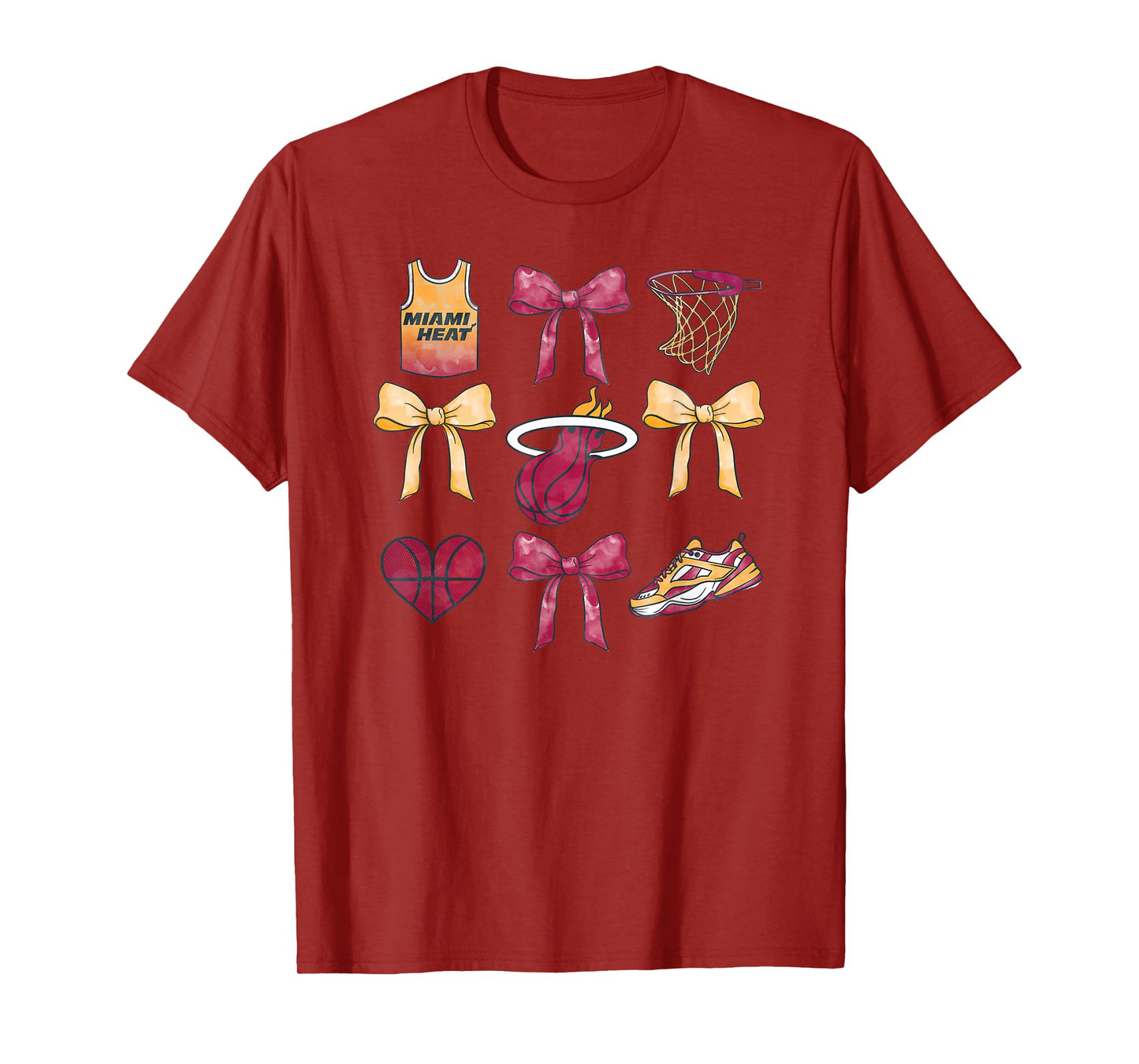 NBA Miami Heat Bow Grid T-Shirt