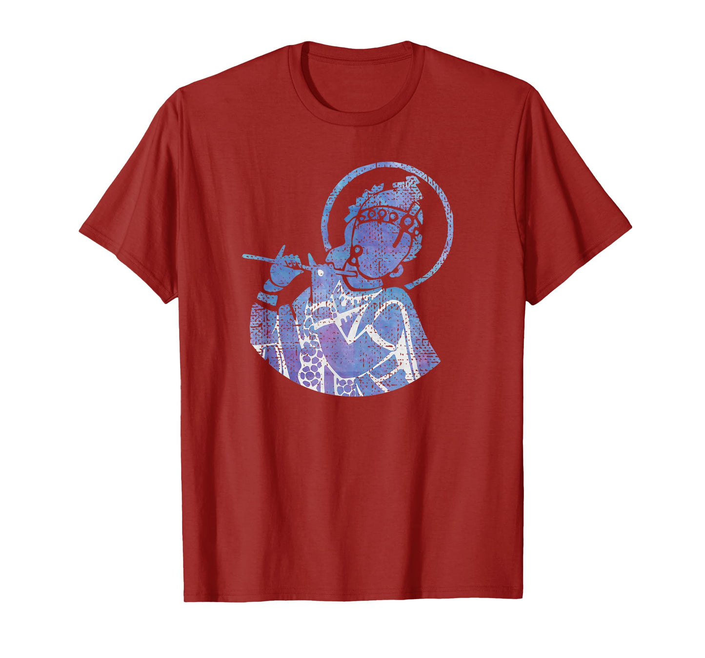 The Divine Flutist Lord Krishna T-Shirt