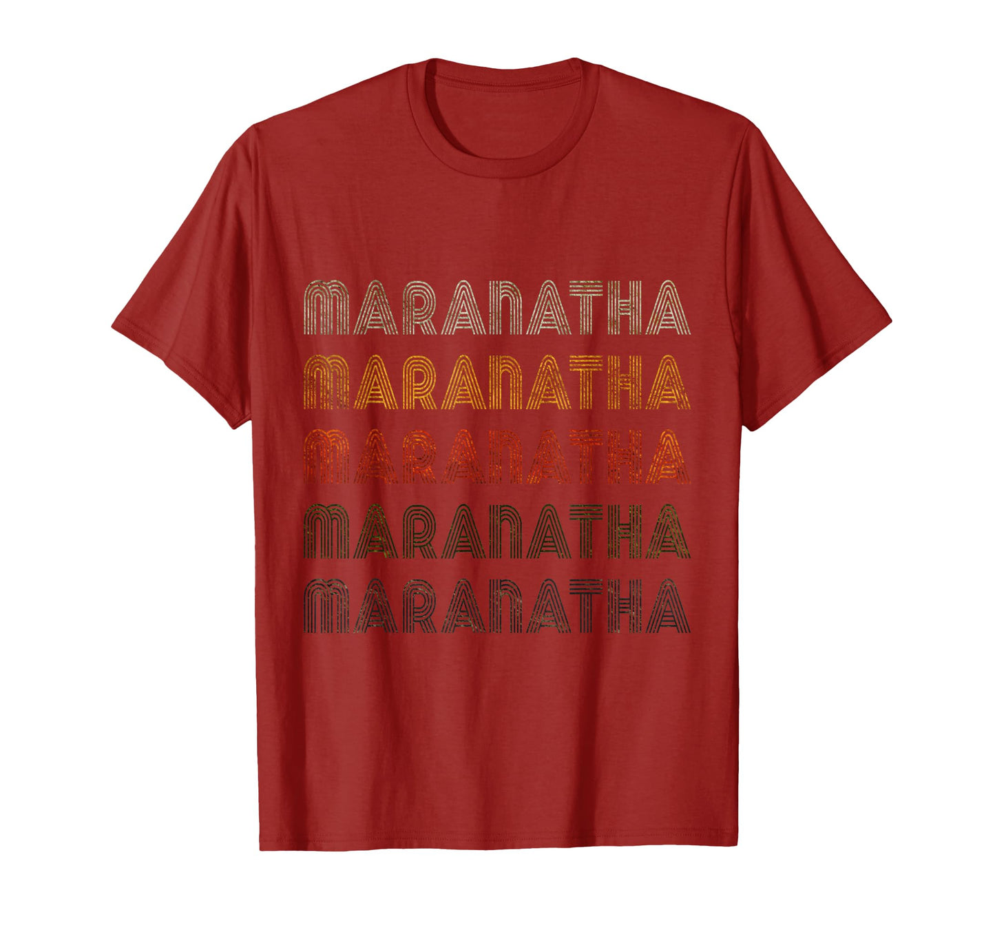 Love Heart Maranatha Tee Grunge Vintage Black Maranatha T-Shirt