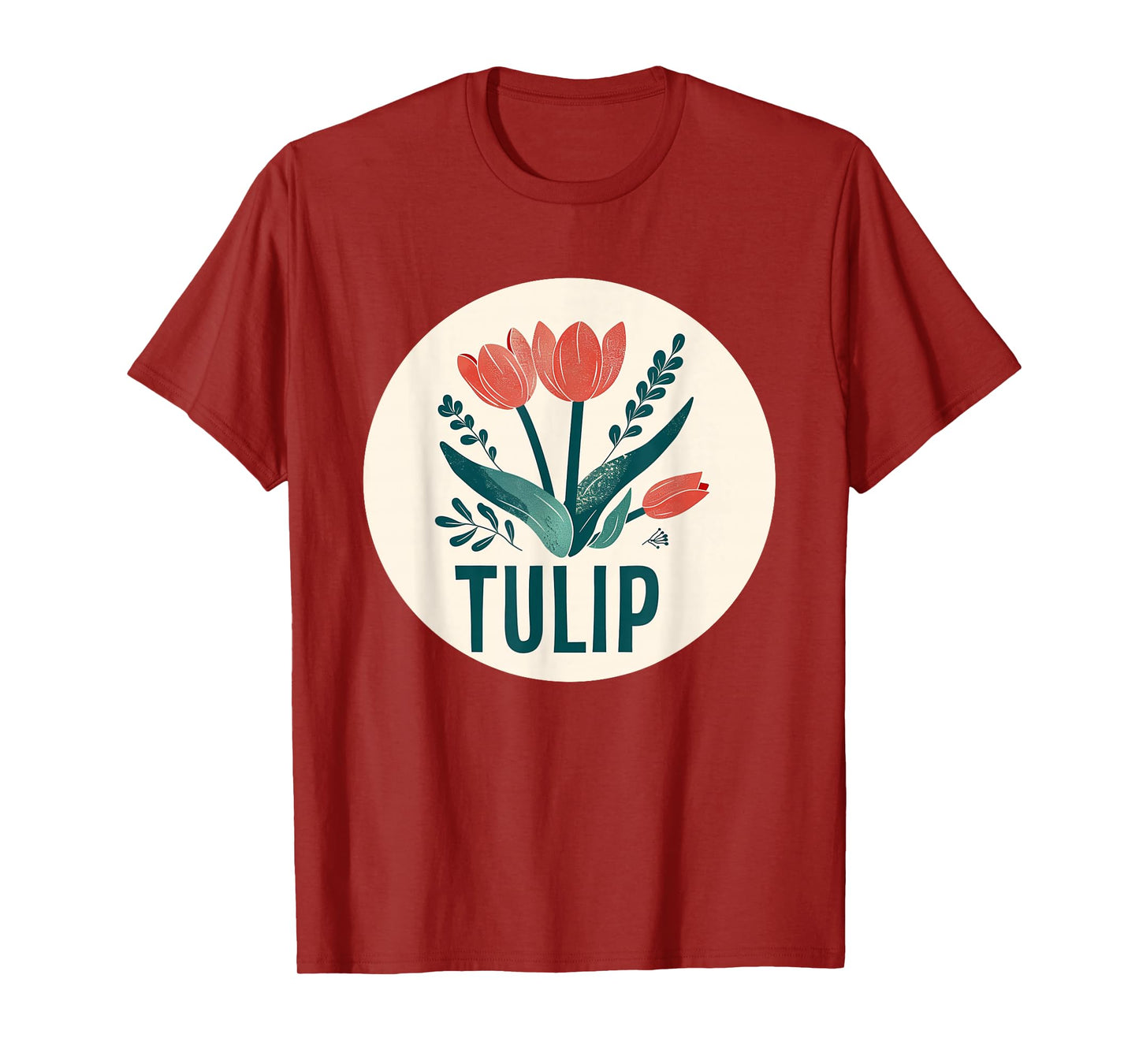 Nice red Tulips for Spring and Summer Plants Fans T-Shirt