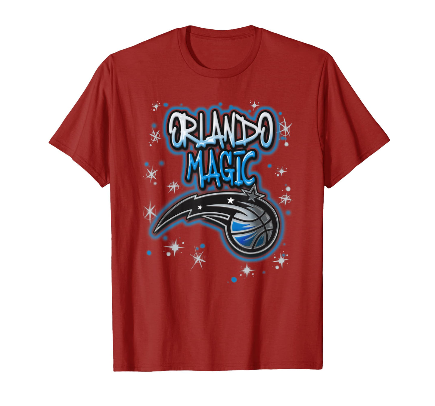 NBA Orlando Magic Airbrush Logo T-Shirt