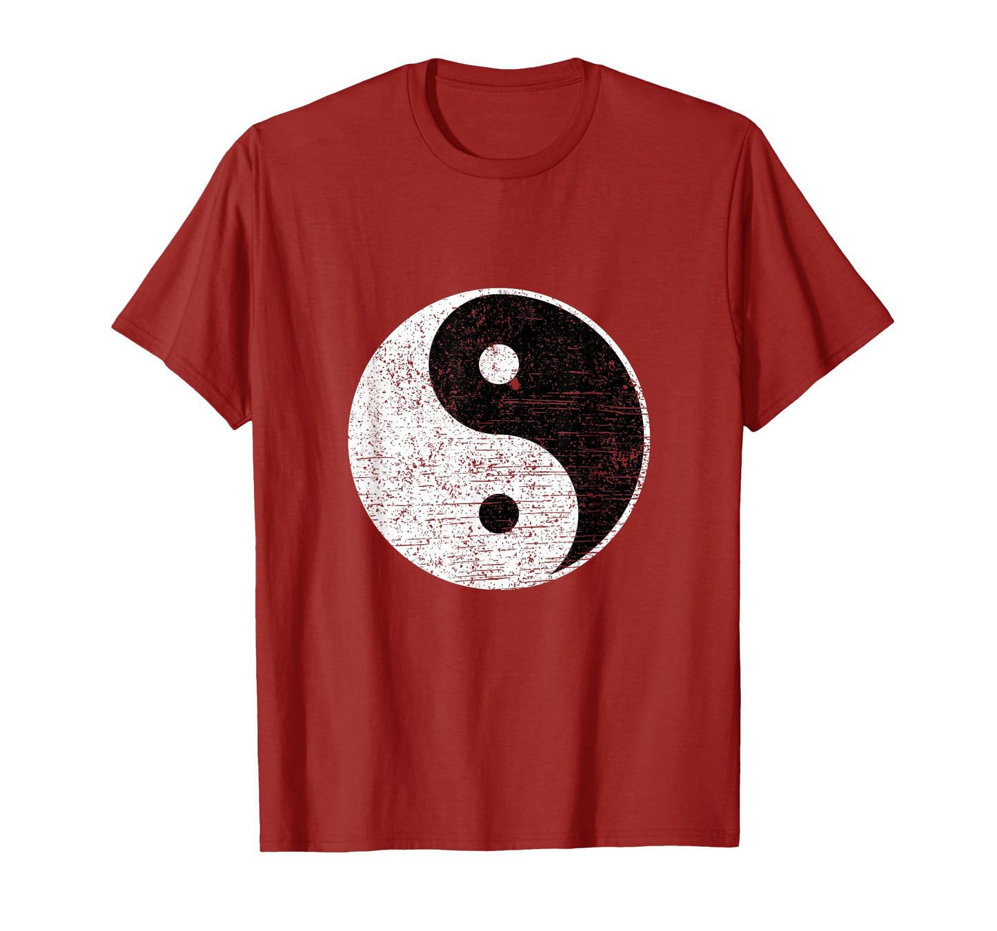 Yin And Yang Black White Abstract Asian Art Style Yoga Gift T-Shirt