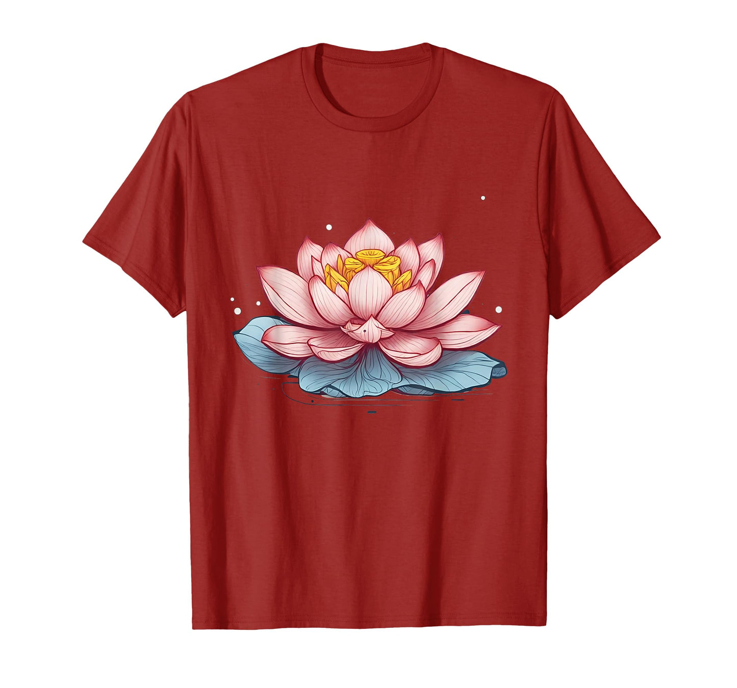 Lotus Design for Women Men Flower Graphic T-Shirt