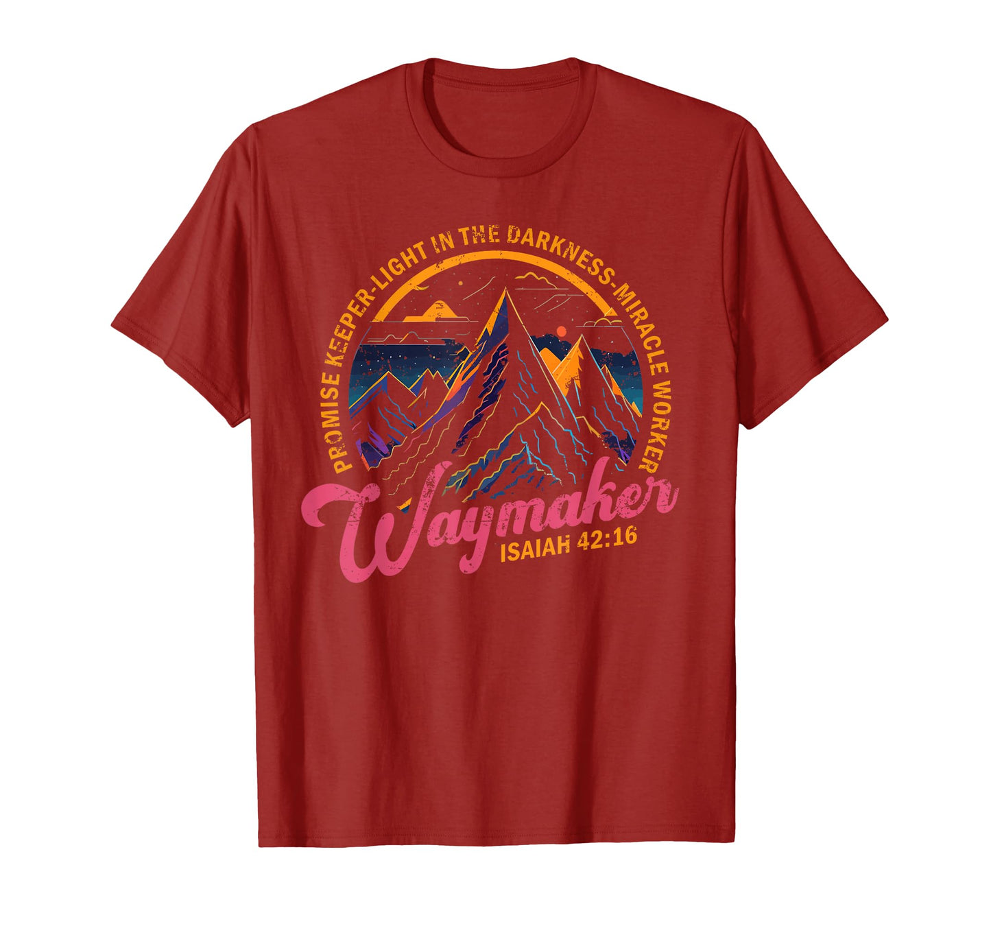 Waymaker Vintage Promise Keeper Miracle Worker Christian T-Shirt