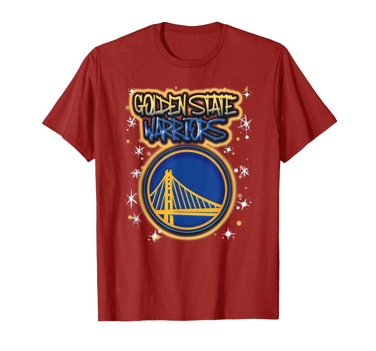 NBA Golden State Warriors Airbrush Logo T-Shirt