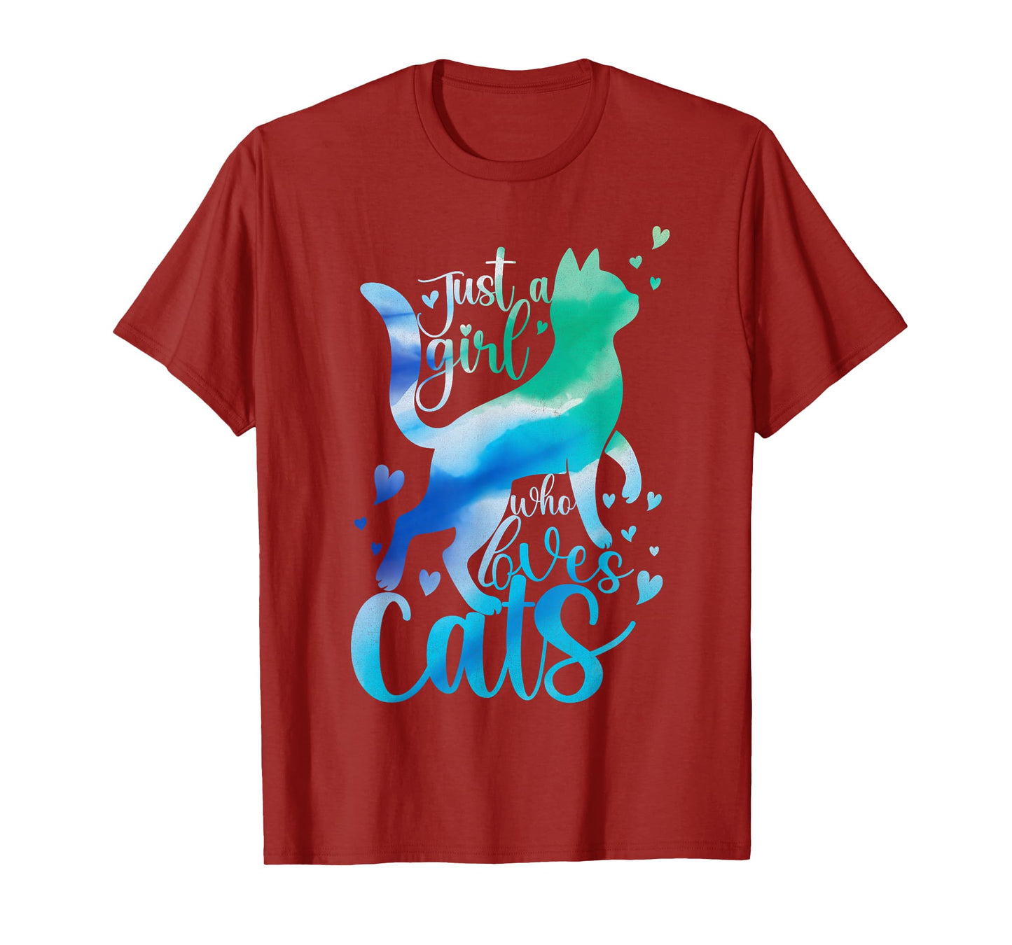 Kitty Just A Girl Who Loves Cats Cute Cat Lover Meow Pet Cat T-Shirt