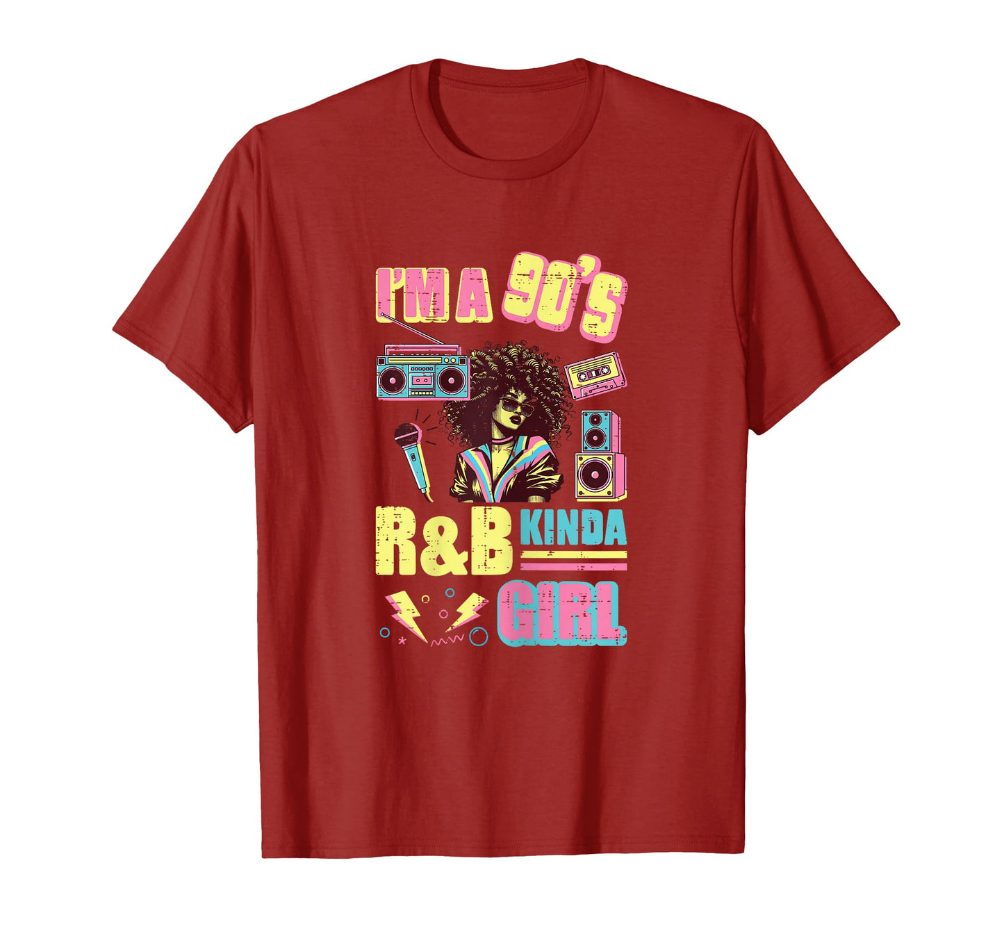 Im 90s R&B Kinda Girl Retro RNB Hip Hop Women Girls Kids T-Shirt