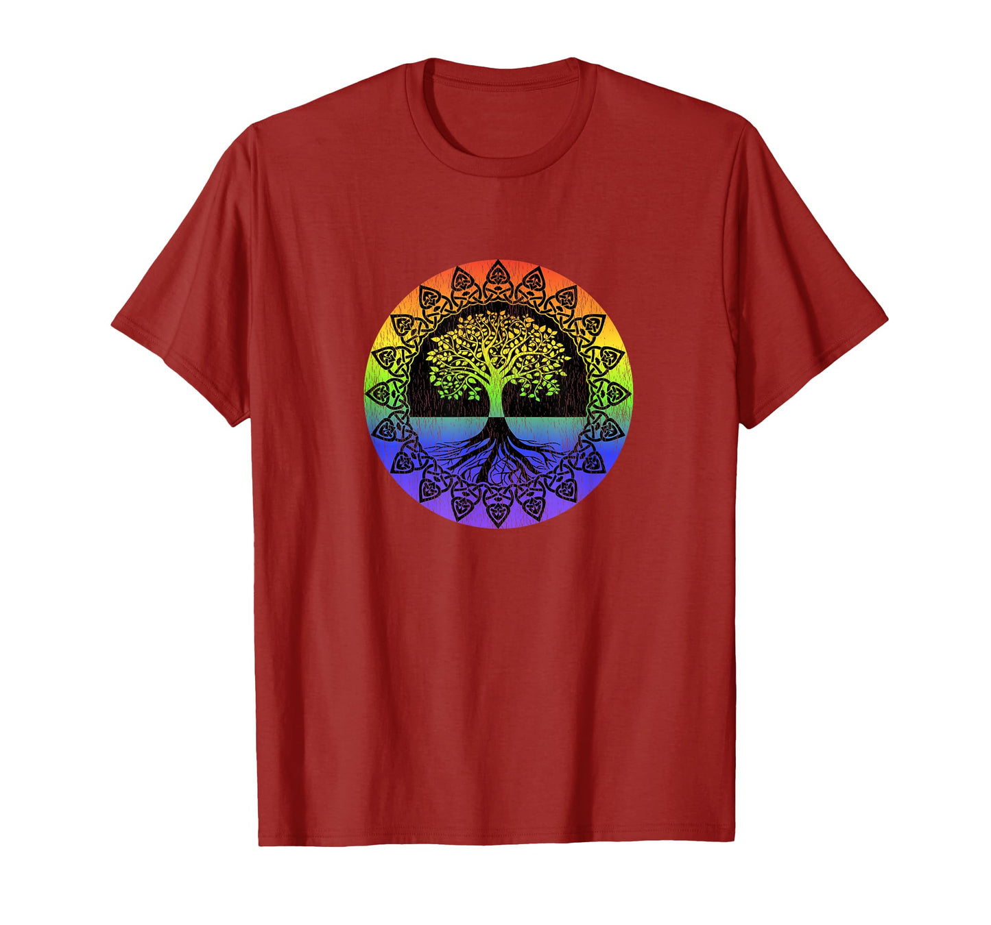 Tree of Life Rainbow-Colored T-Shirt