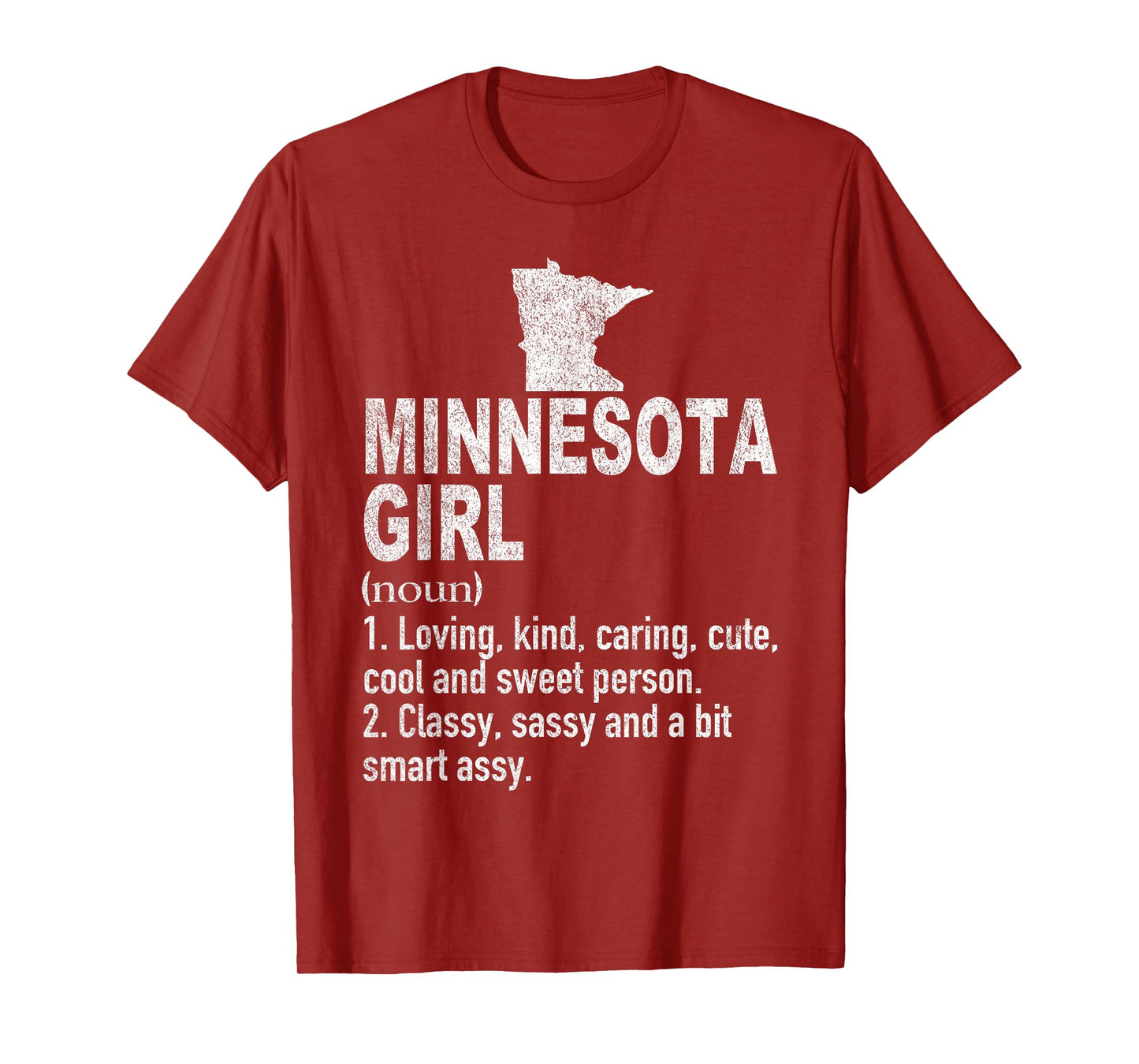 Minnesota Girl Definition Funny Hometown Home Minnesota T-Shirt