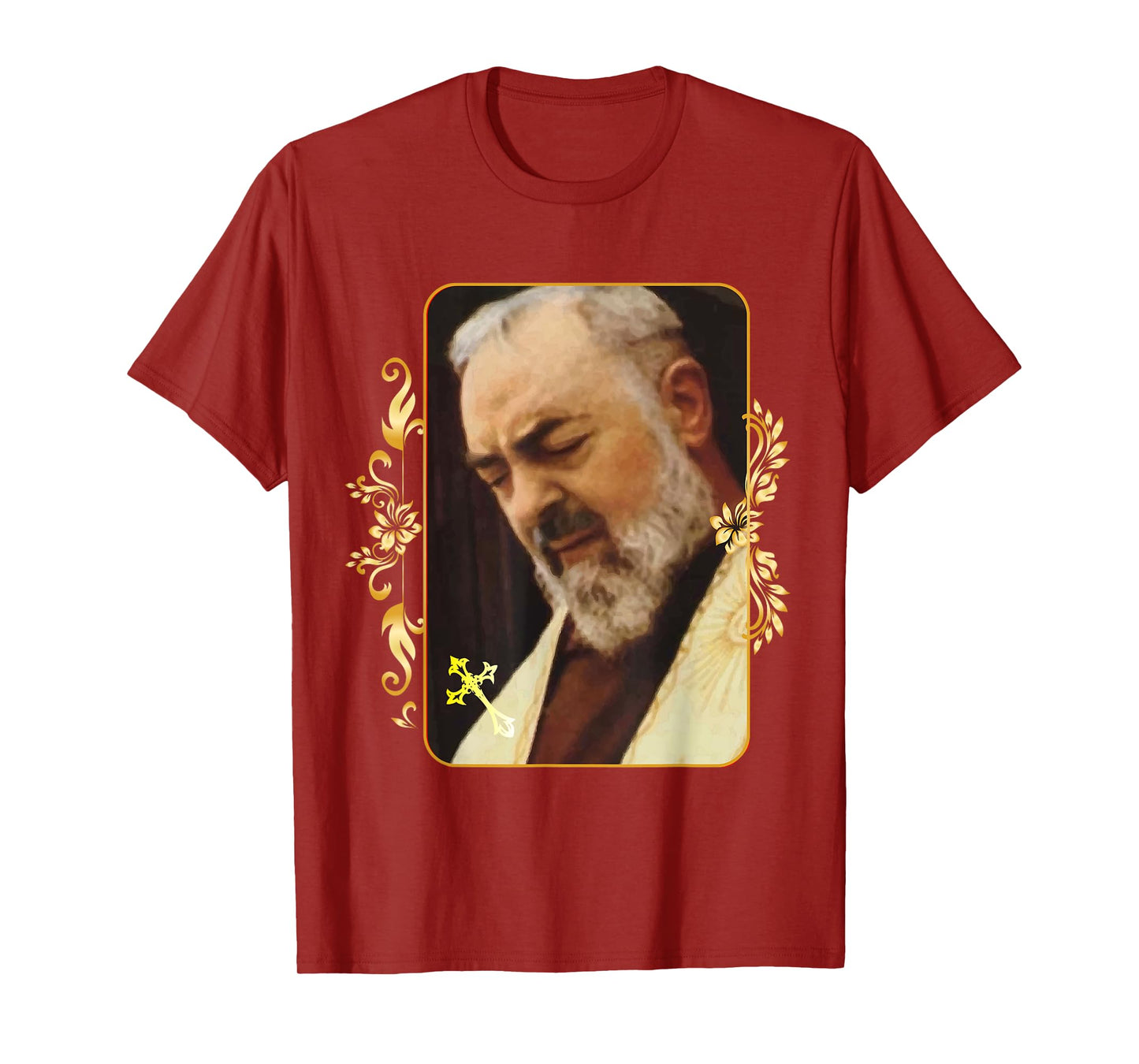 Religious Catholic St Padre Pio Of Pietrelcina T-Shirt T-Shirt