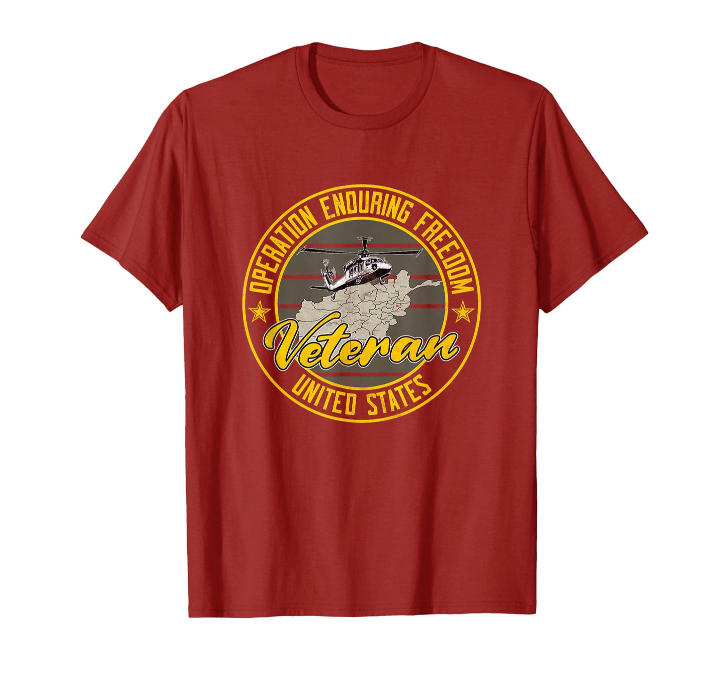 Operation Enduring Freedom OEF Veteran Afghanistan Vintage T-Shirt