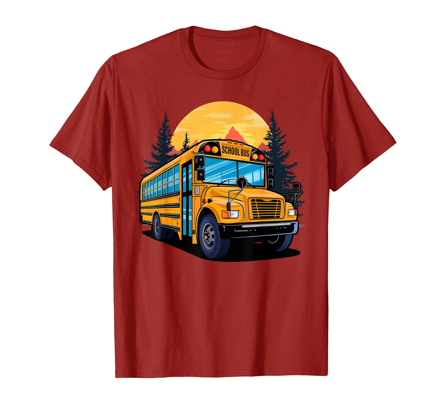 Yellow School Bus Driver Kids, Men, Women, Aide T-Shirt