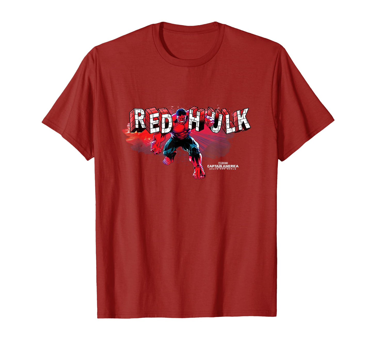 Marvel Captain America: Brave New World Red Hulk Logo T-Shirt