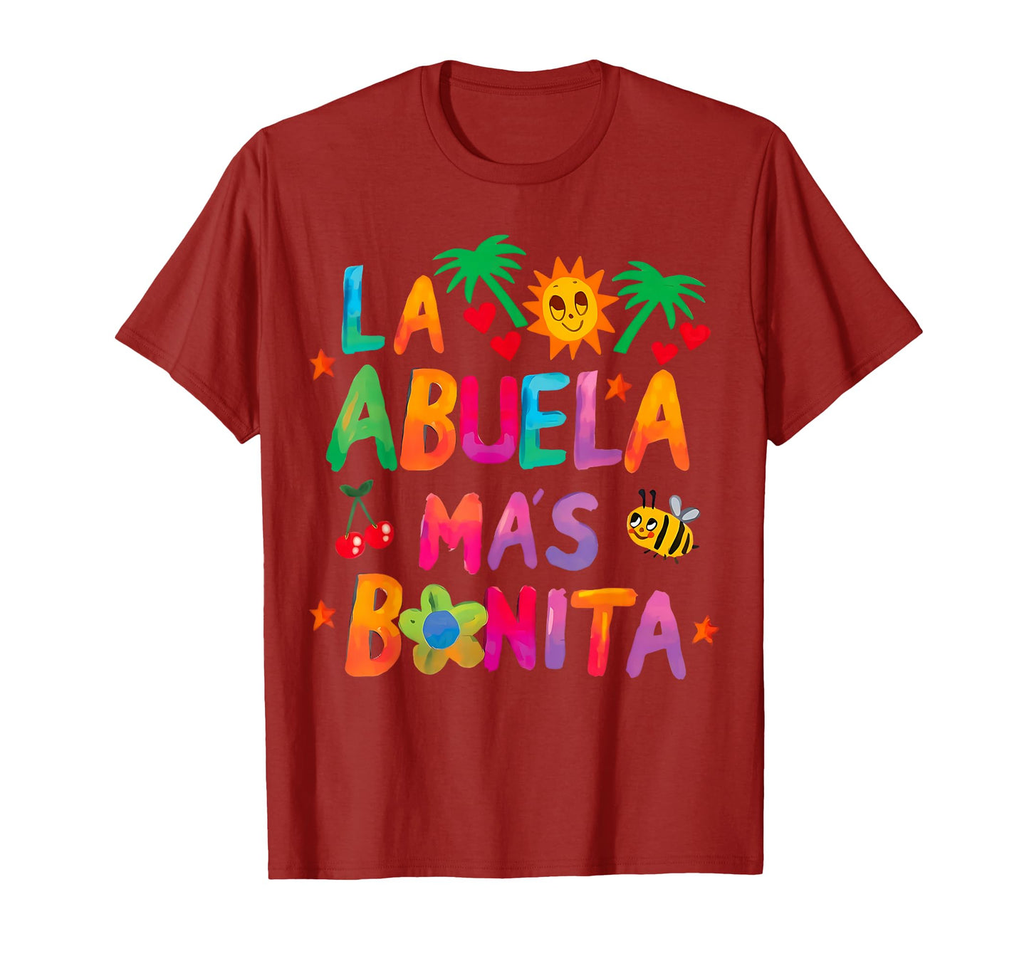 La Abuela Mas Bonita - The Most Beautiful Grandmother T-Shirt