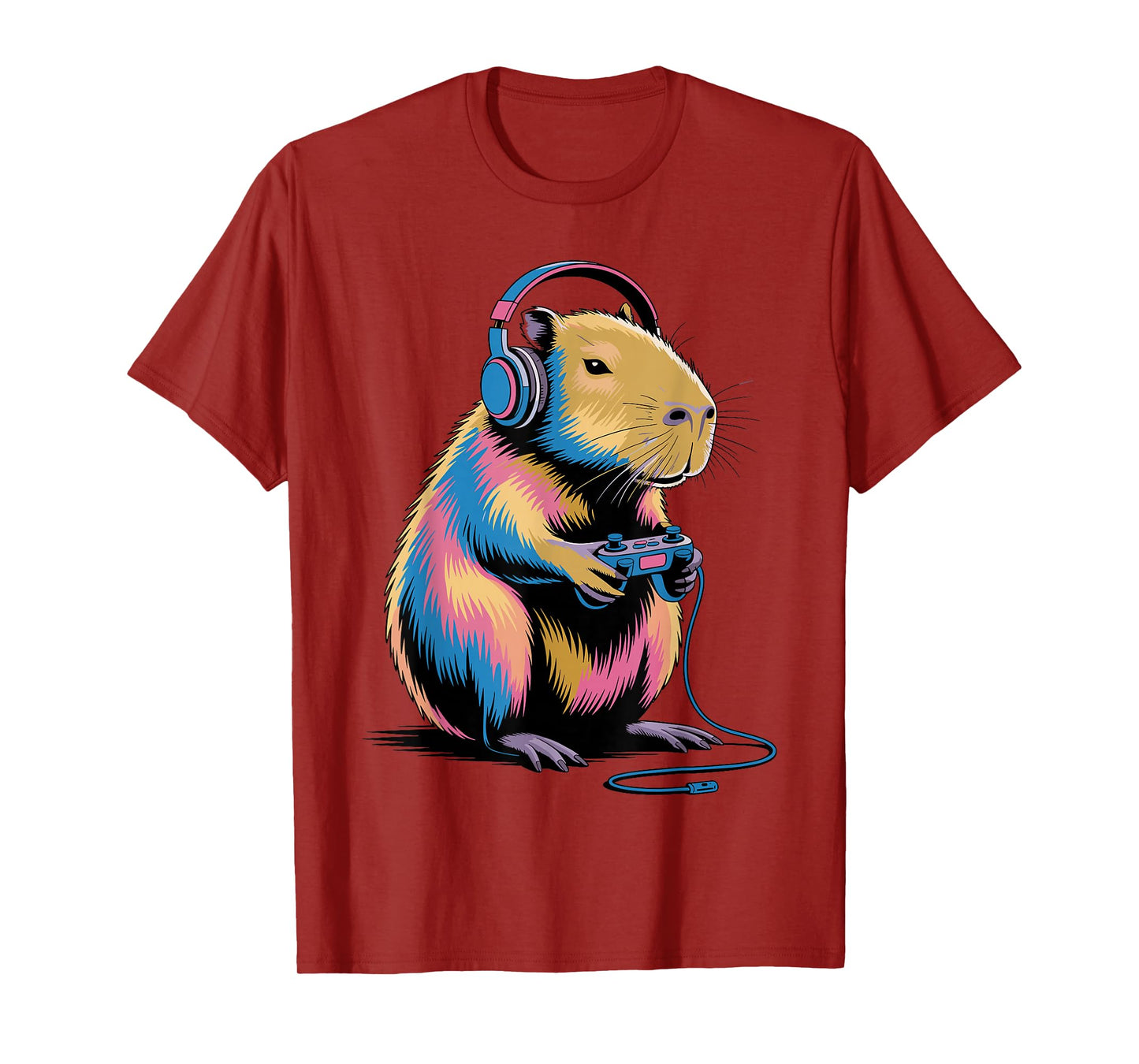 Cool Capybara Art for Men Women Kids Rodent Capybara Lover T-Shirt