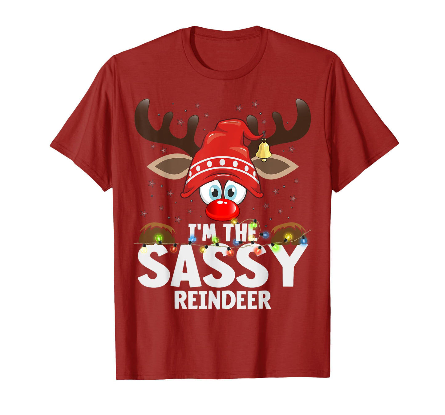 Christmas Matching I'm The Sassy Reindeer T-Shirt