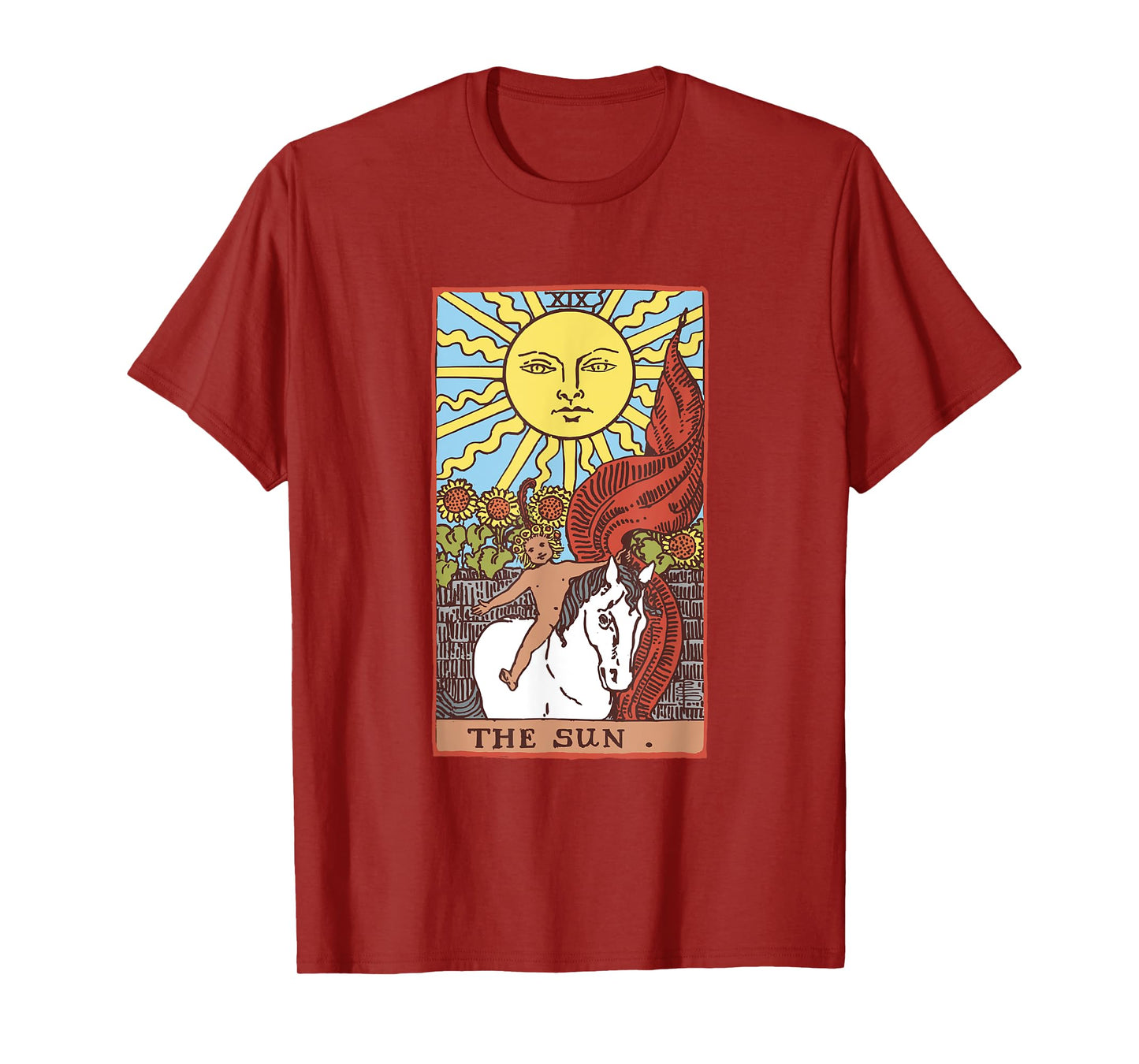 Sun Tarot Card Rider Waite T-Shirt