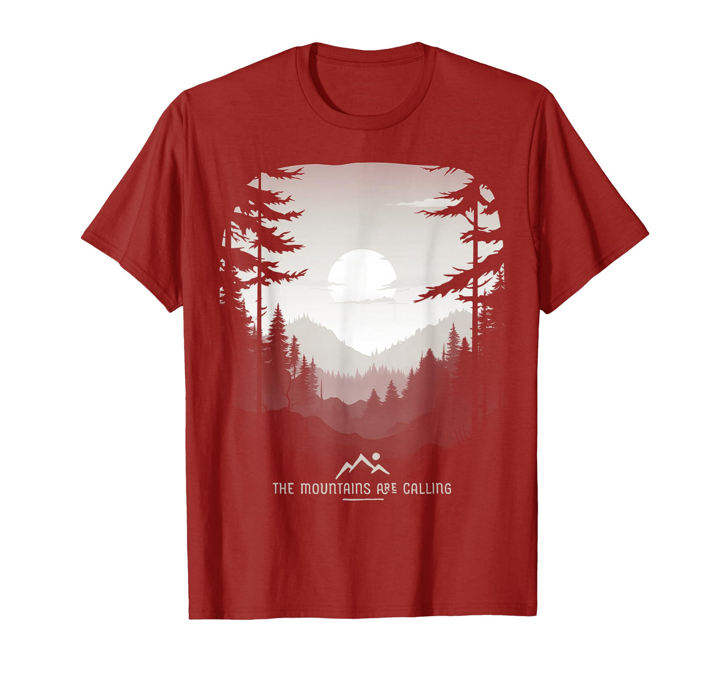 The Mountains Are Calling Original Unique Graphic T-Shirt