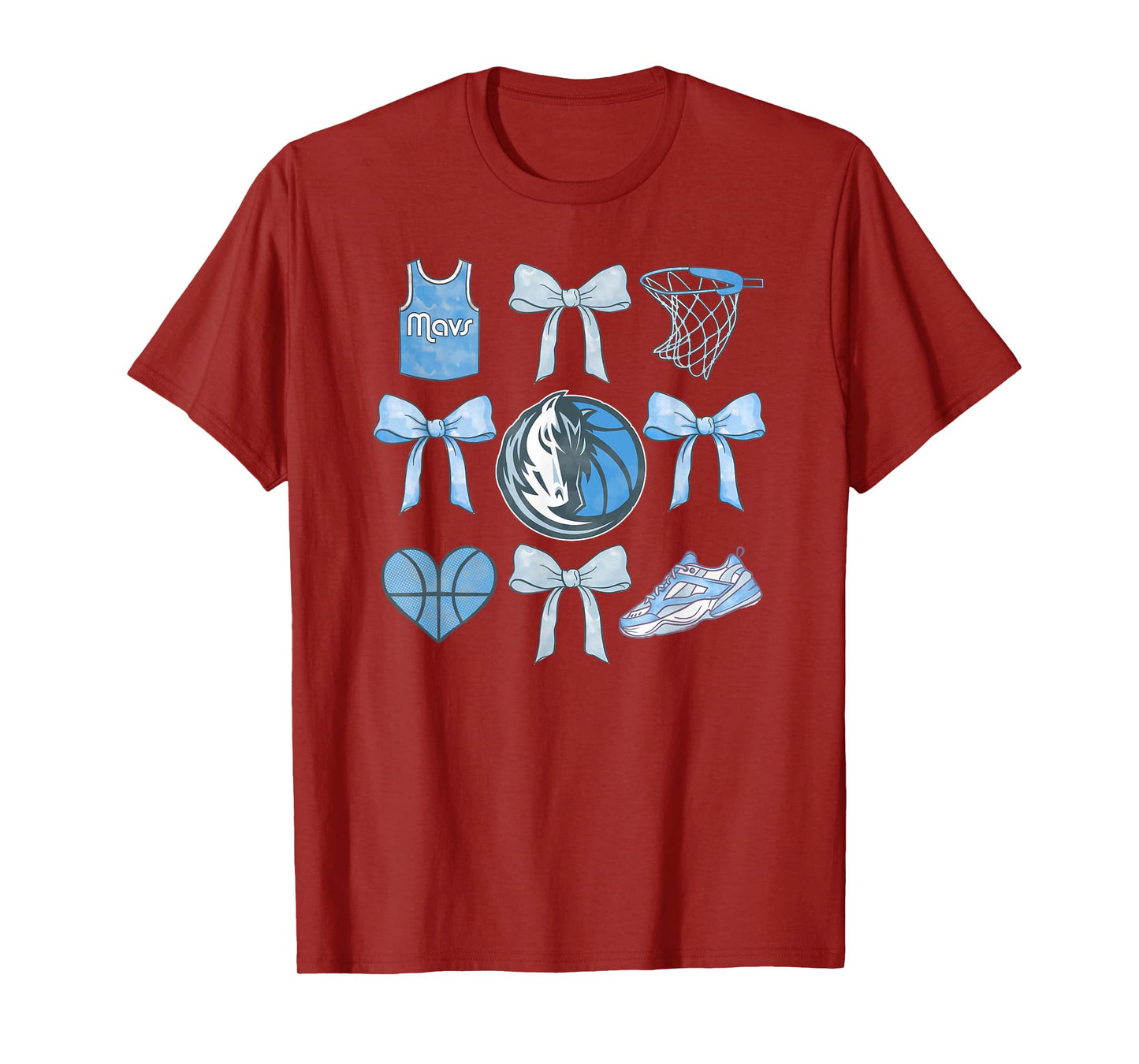 NBA Dallas Mavericks Bow Grid T-Shirt