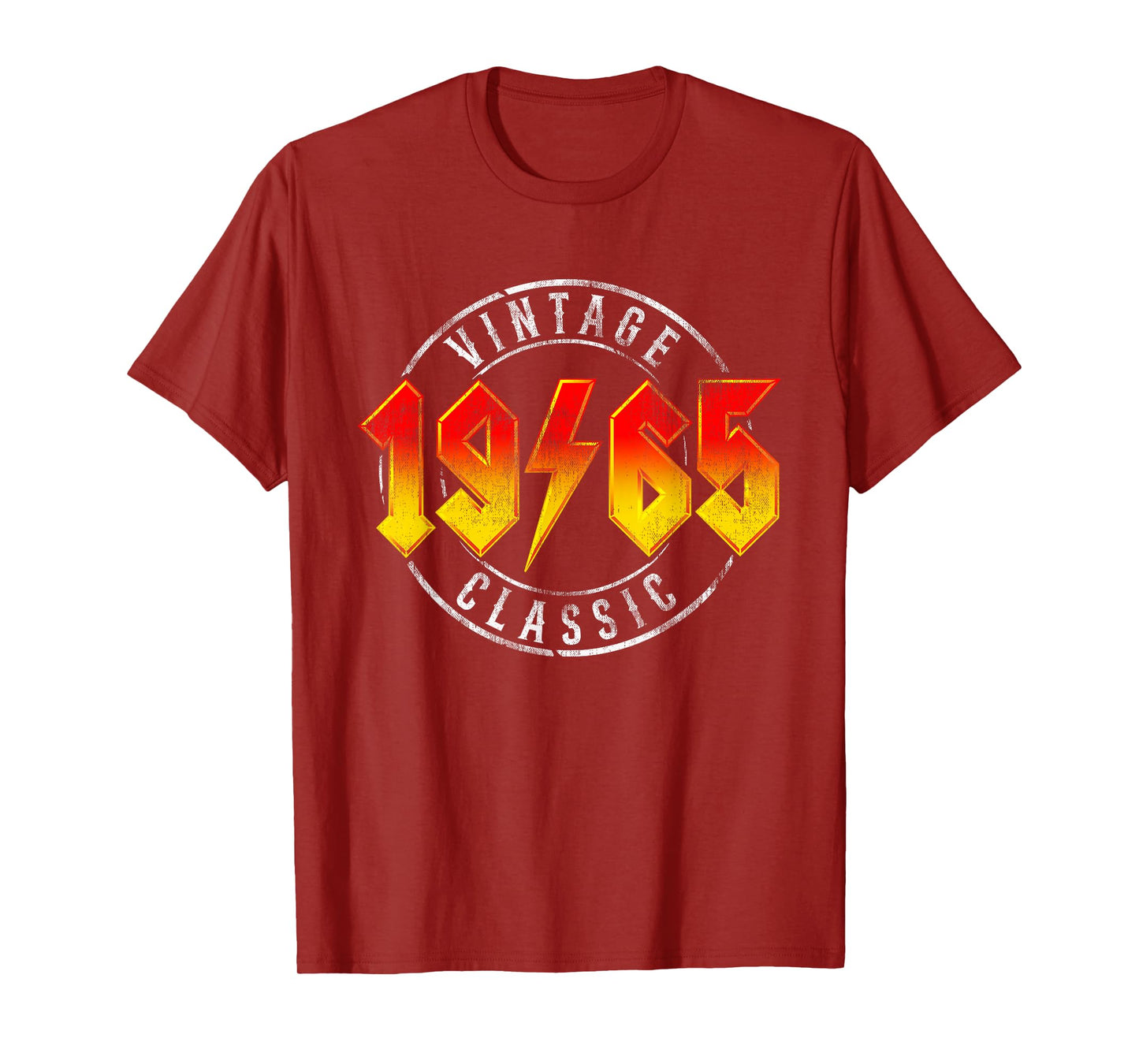 Vintage 1965 Classic Rock Legend 60 Year Old 60th Birthday T-Shirt