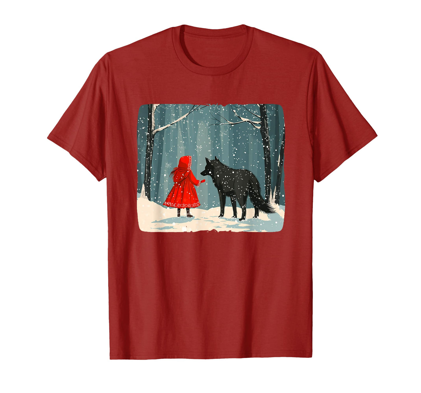 Enchanted Red Riding Hood for Fairy Tale Lovers T-Shirt