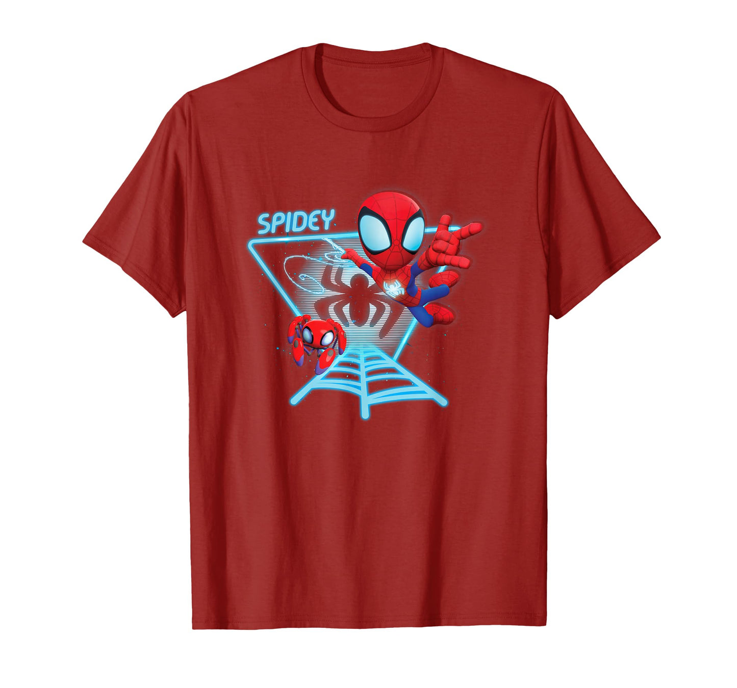 Marvel Spidey And His Amazing Friends Spidey Hologram T-Shirt