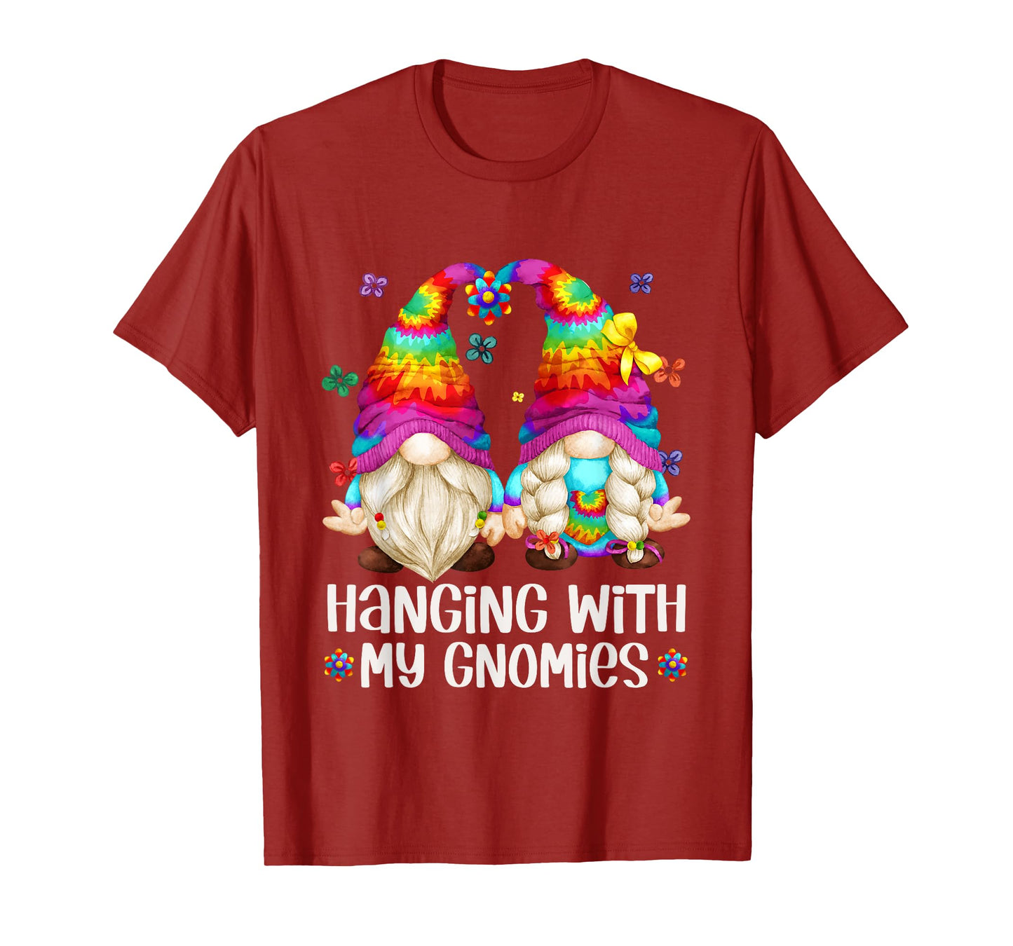Hippie Gnome For Summer Vacation For Hanging With My Gnomies T-Shirt