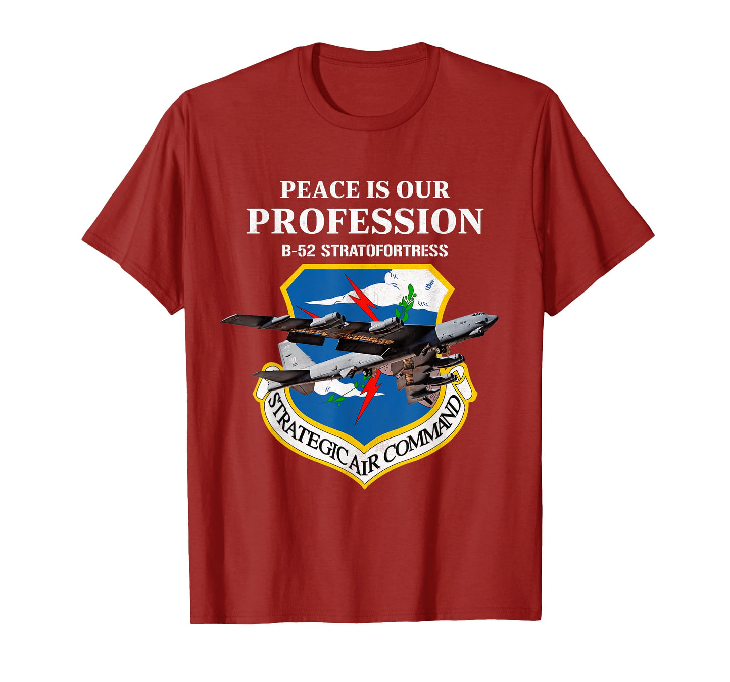 Strategic Air Command B-52 Stratofortress USAF Cold War Gift T-Shirt
