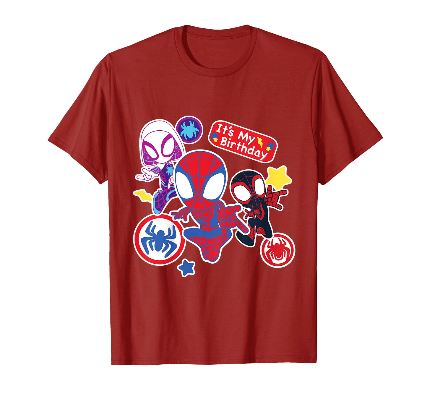 Marvel Spidey and His Amazing Friends It’s My Birthday T-Shirt