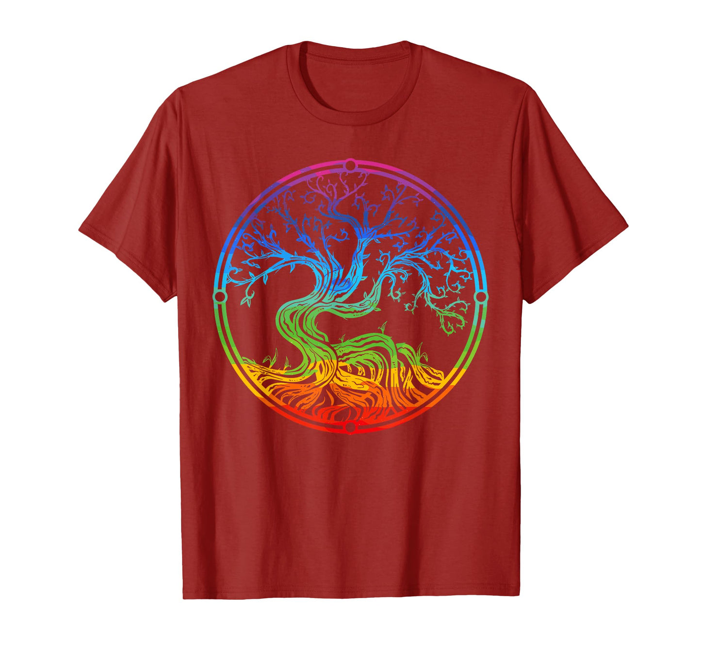 Tree Yggdrasil Viking Celtic Norse Life Symbol T-Shirt